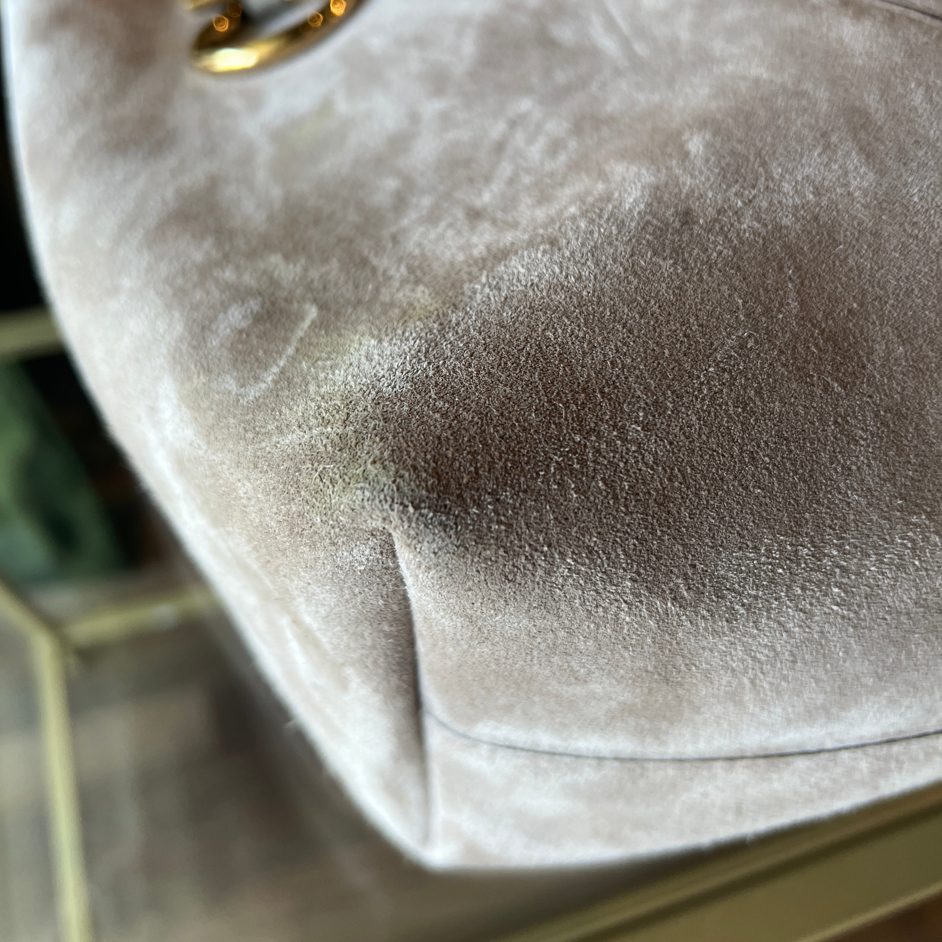 CHLOÉ Spin Large Suede Shopper Tote Bag