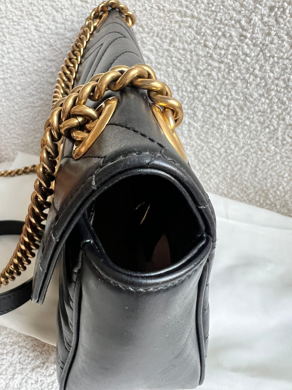 Gucci GG Black Marmont Small Shoulder Bag (RRP £2070)