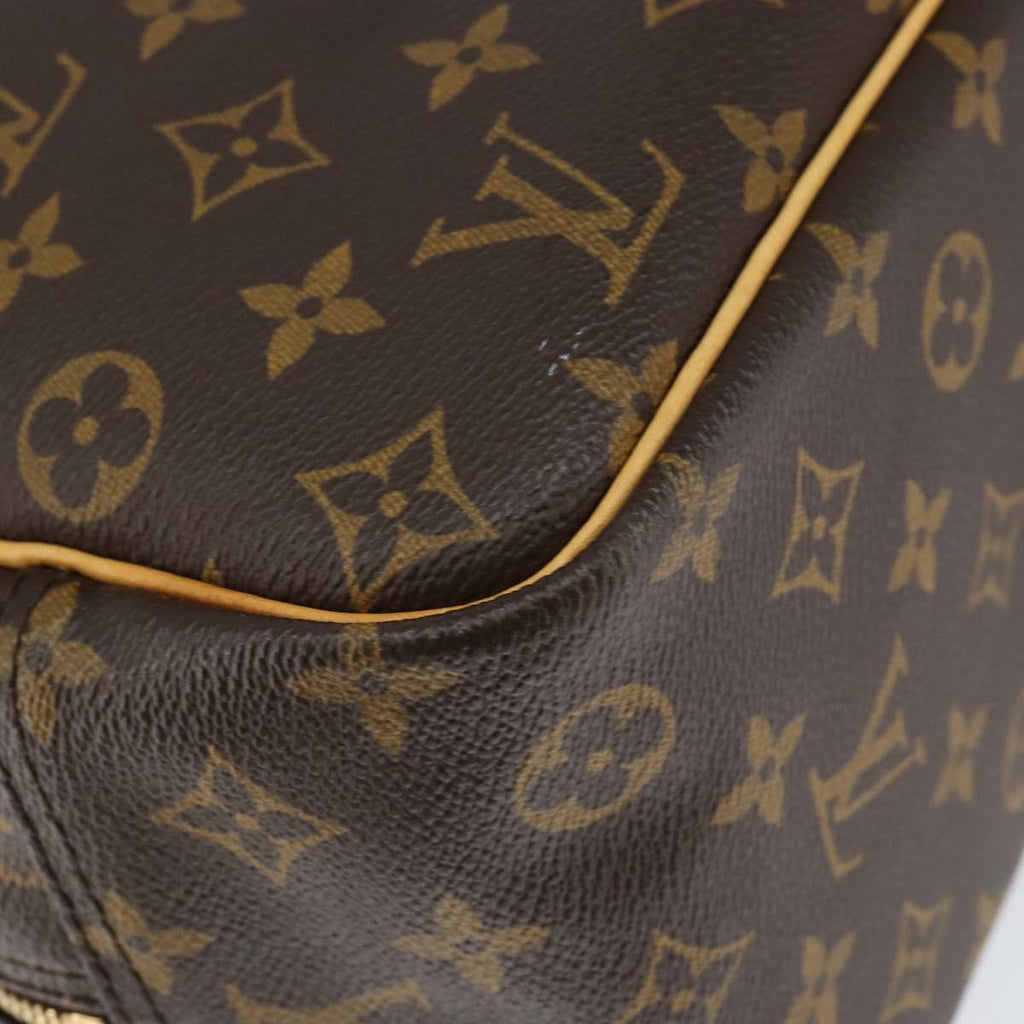 Louis Vuitton Deauville Handbag Monogram Canvas Brown Canvas Handbag (Pre-Owned)