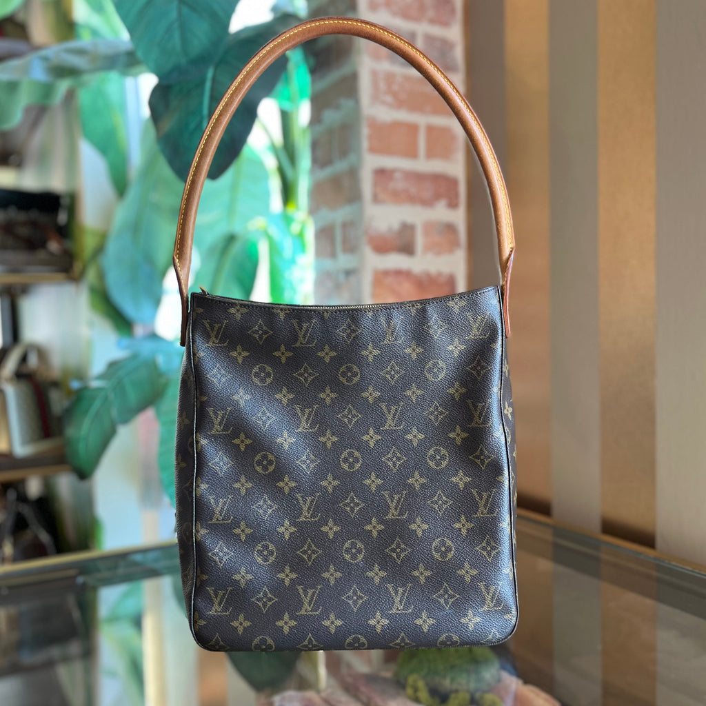 LOUIS VUITTON Looping GM Monogram Canvas Vintage Shoulder Bag