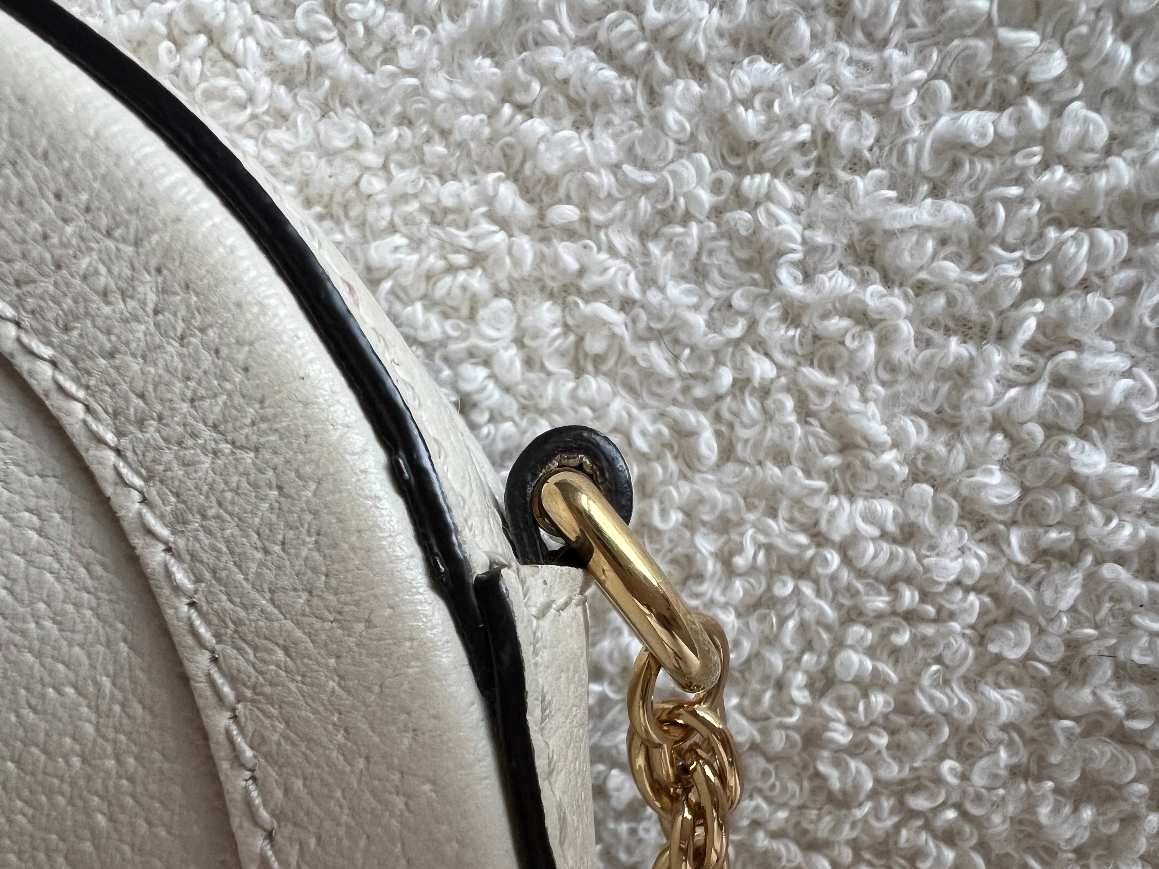 Gucci GG Round White Ophidia Small Shoulder Bag