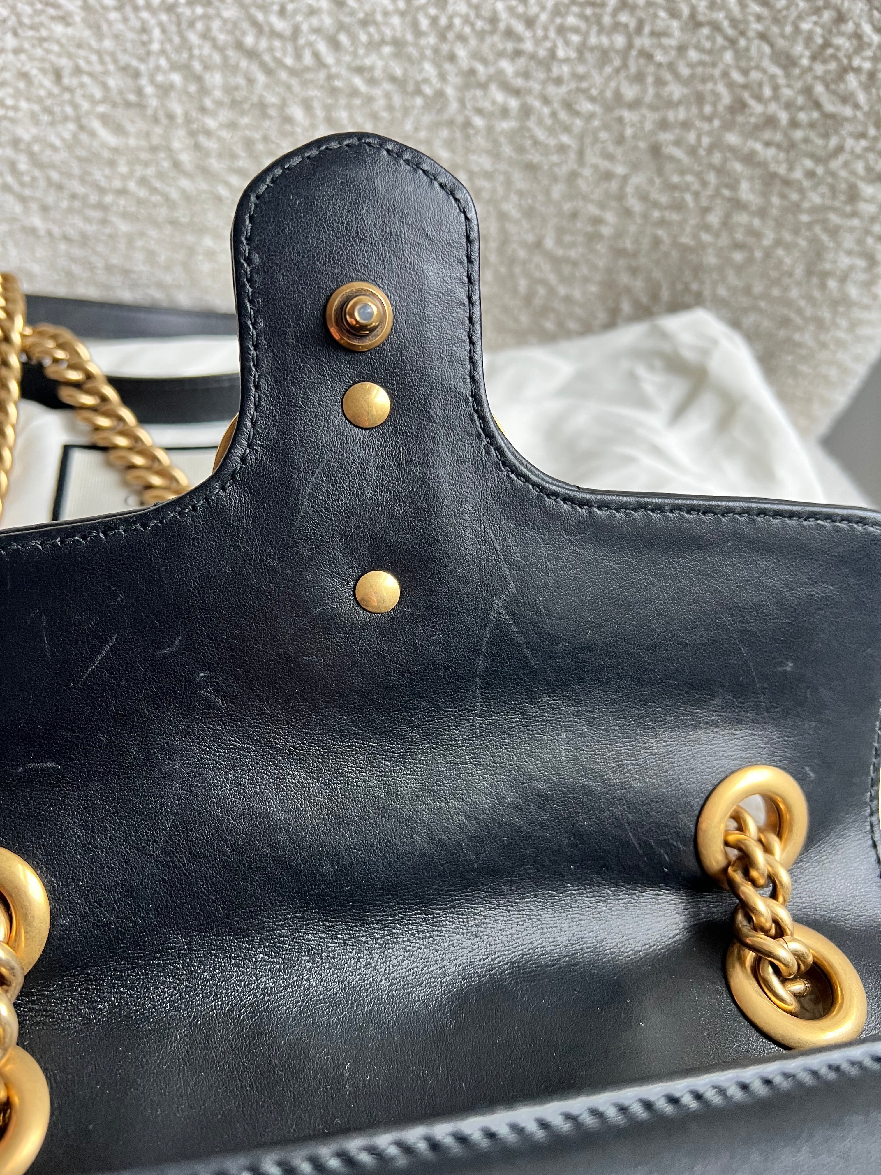 Gucci GG Black Marmont Mini Shoulder Bag (RRP £1,890)
