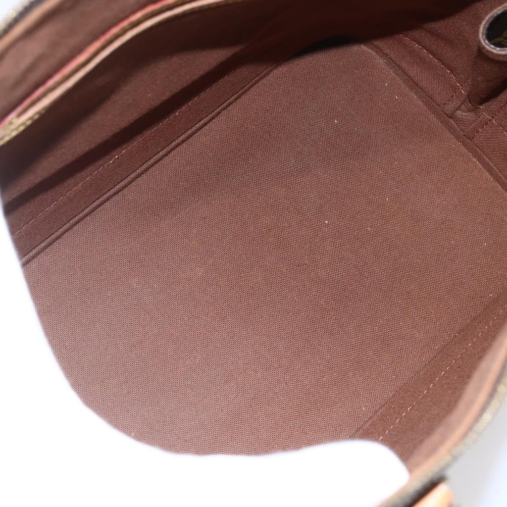Louis Vuitton Alma Handbag Monogram Canvas Brown Canvas Handbag (Pre-Owned)