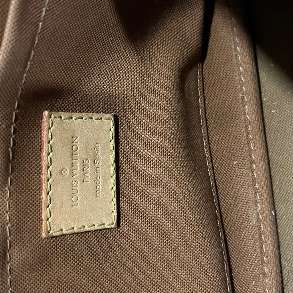 LOUIS VUITTON Khaki Brown Multi Pochette Accessories Monogram Coated Canvas Crossbody Bag