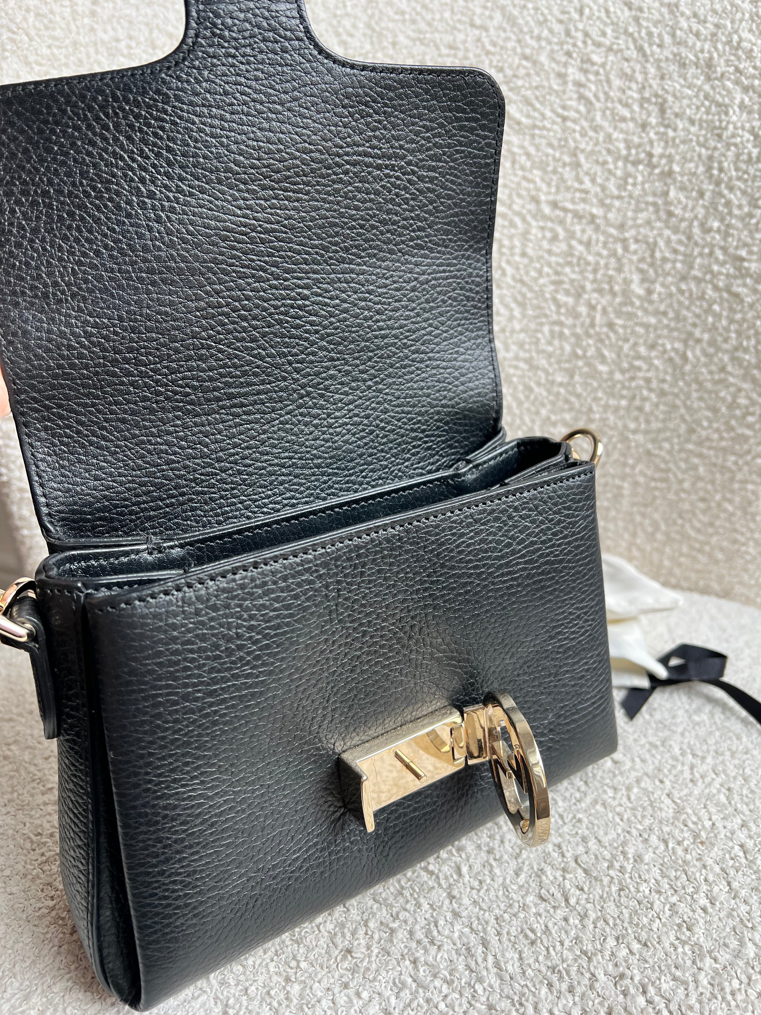 Gucci Interlocking GG Black Small Cross Body Bag