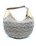 GUCCI Tan Canvas Handbag