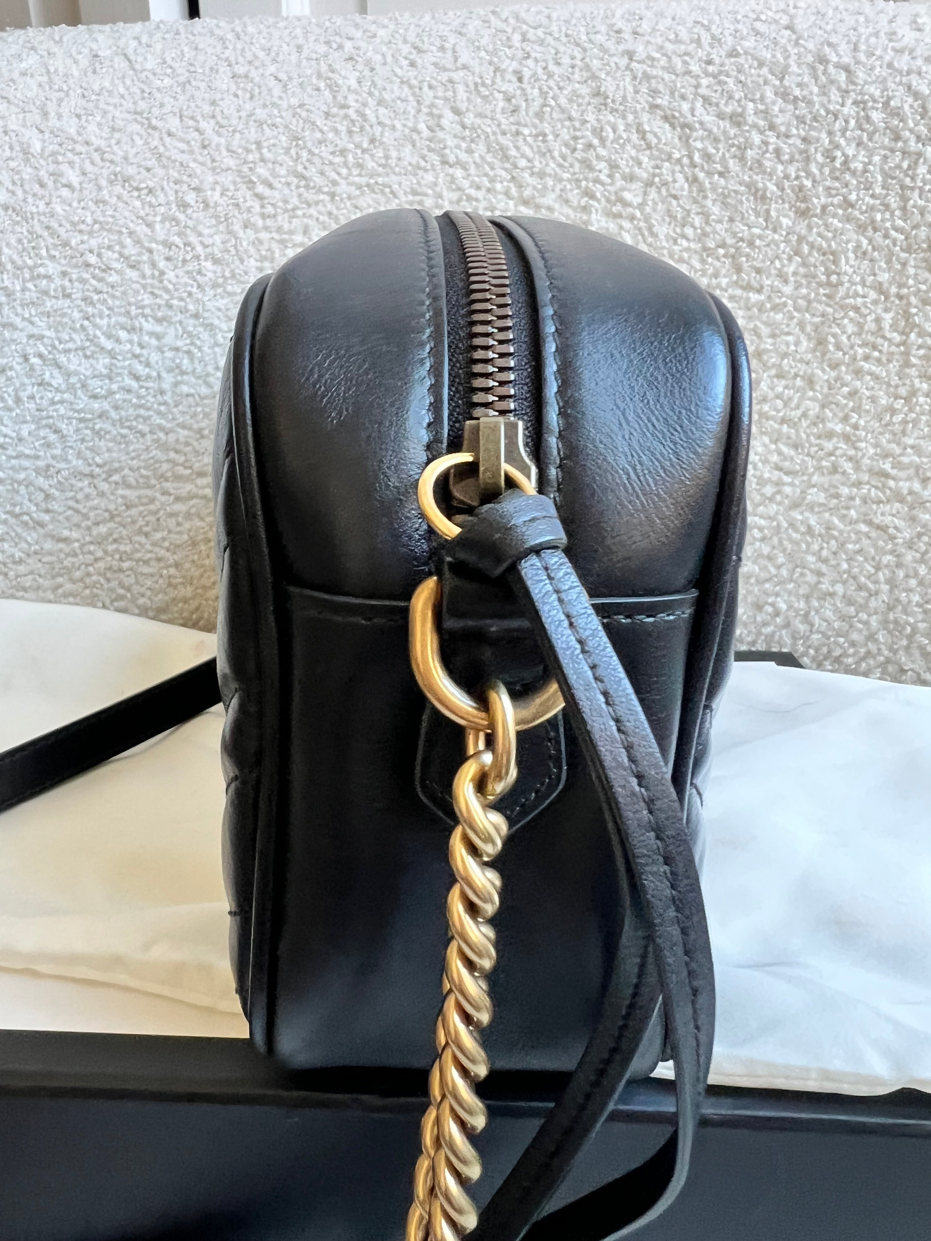 Gucci GG Black Marmont Small Shoulder Bag (RRP £1440)