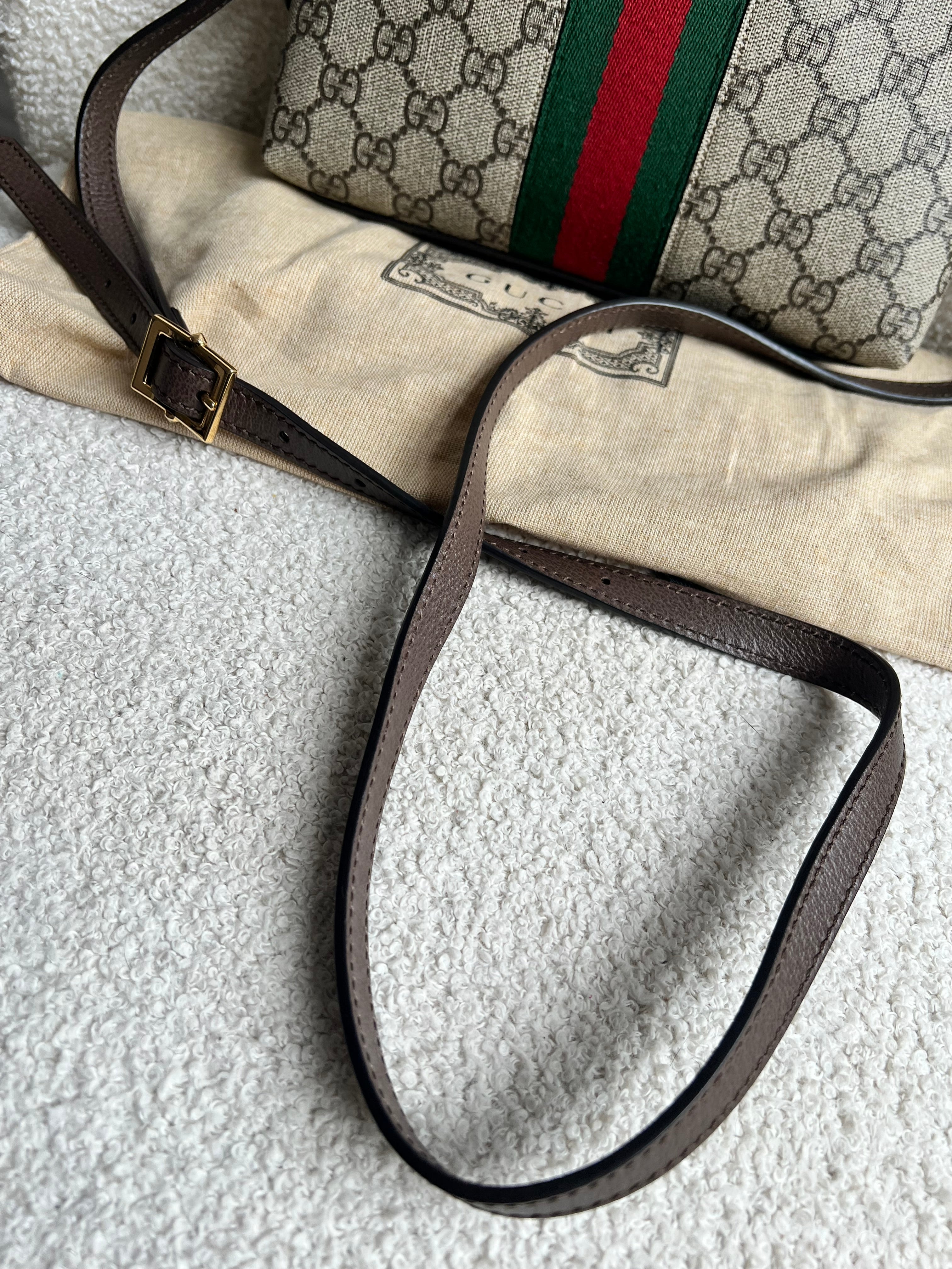 Gucci Ophidia GG Supreme Rounded Top Shoulder Bag (RRP £1,380)