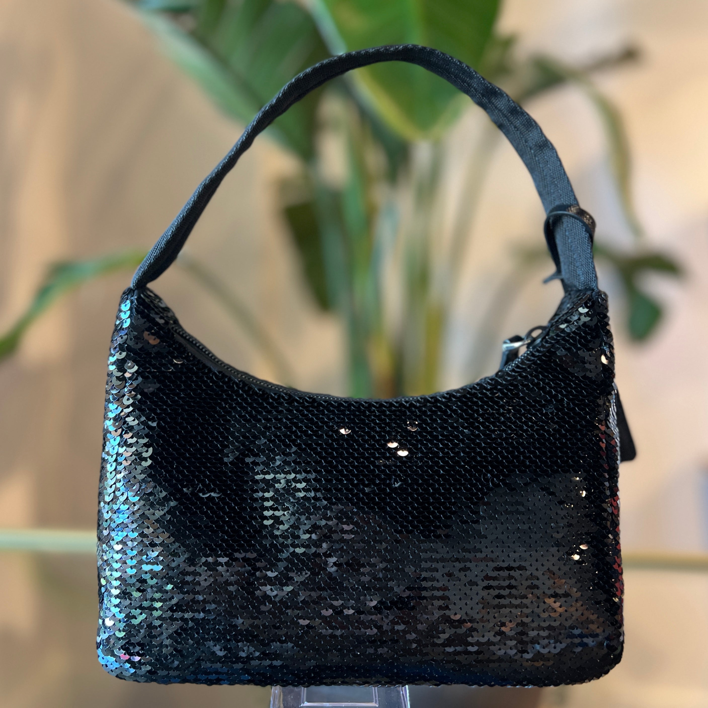 PRADA Re Edition Sequins Shoulder Bag Mini