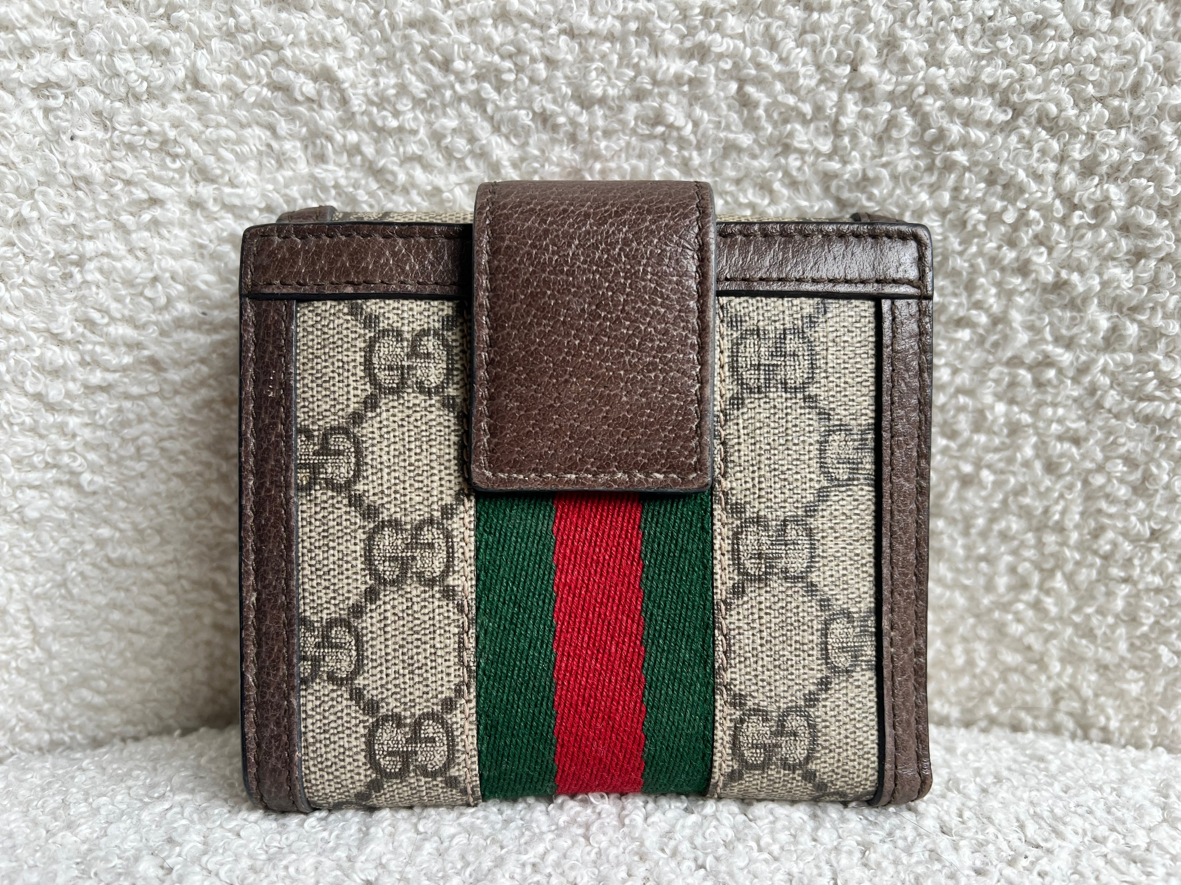 Gucci Ophidia Supreme French Small Wallet Purse