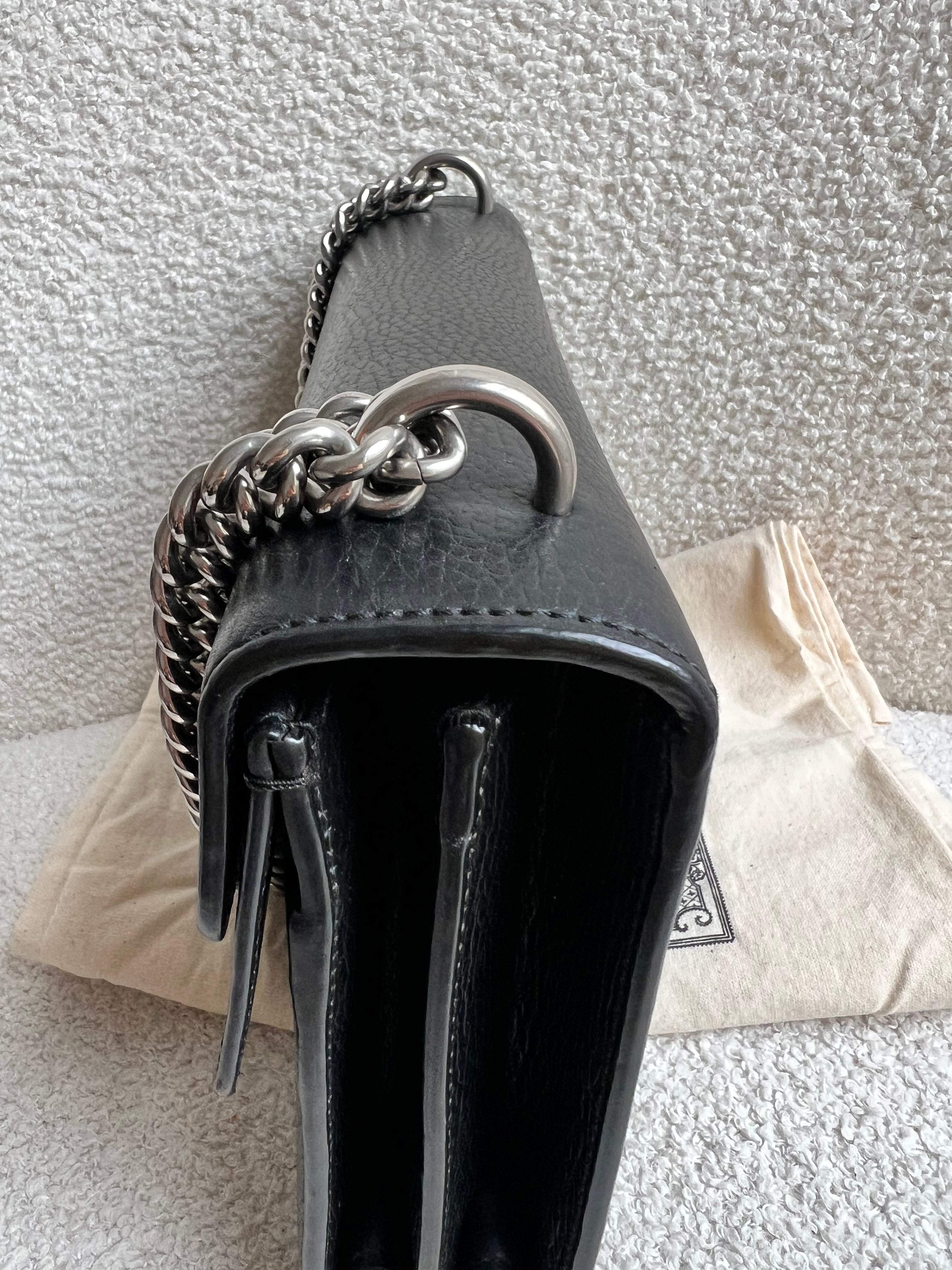 Gucci Dionysus GG Black Small Shoulder Bag (RRP £2,670)