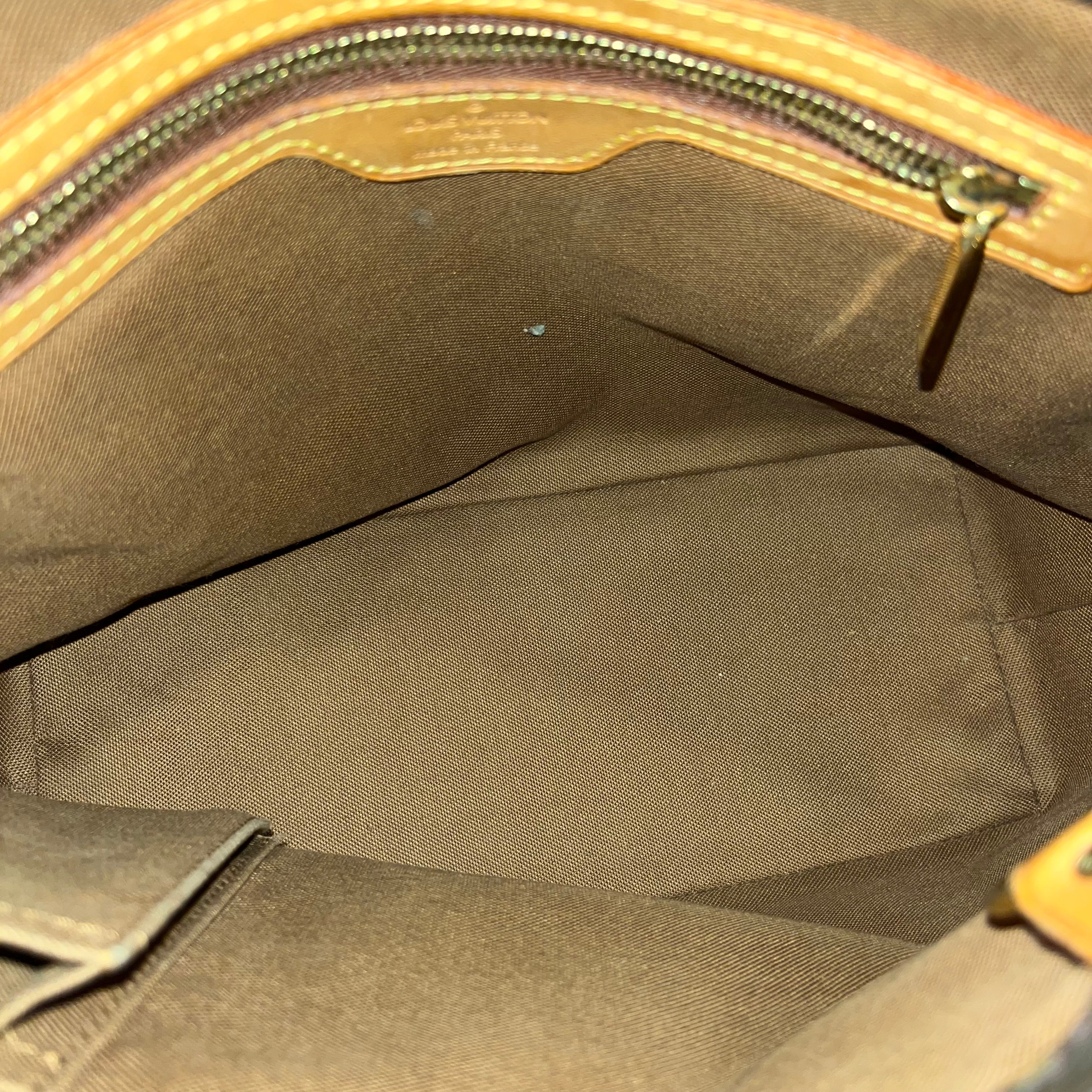 LOUIS VUITTON Piano MM Brown Monogram Canvas Tote