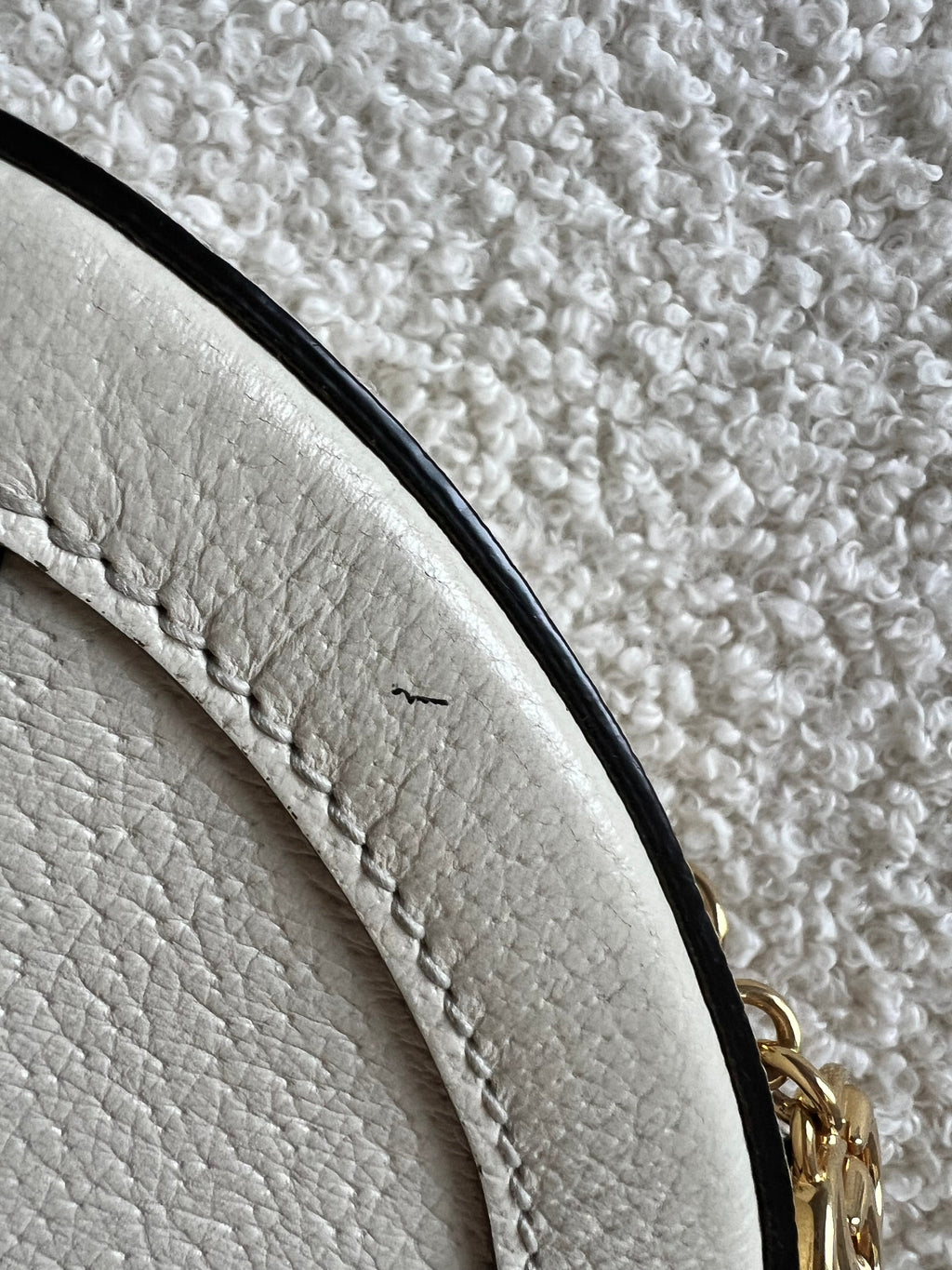 Gucci GG Round White Ophidia Small Shoulder Bag