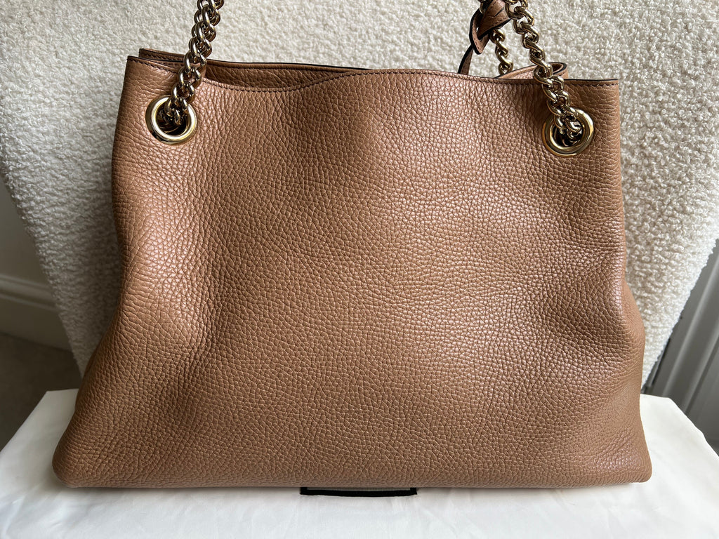 Gucci Rose Beige Soho Chain Tote (RRP £1350)