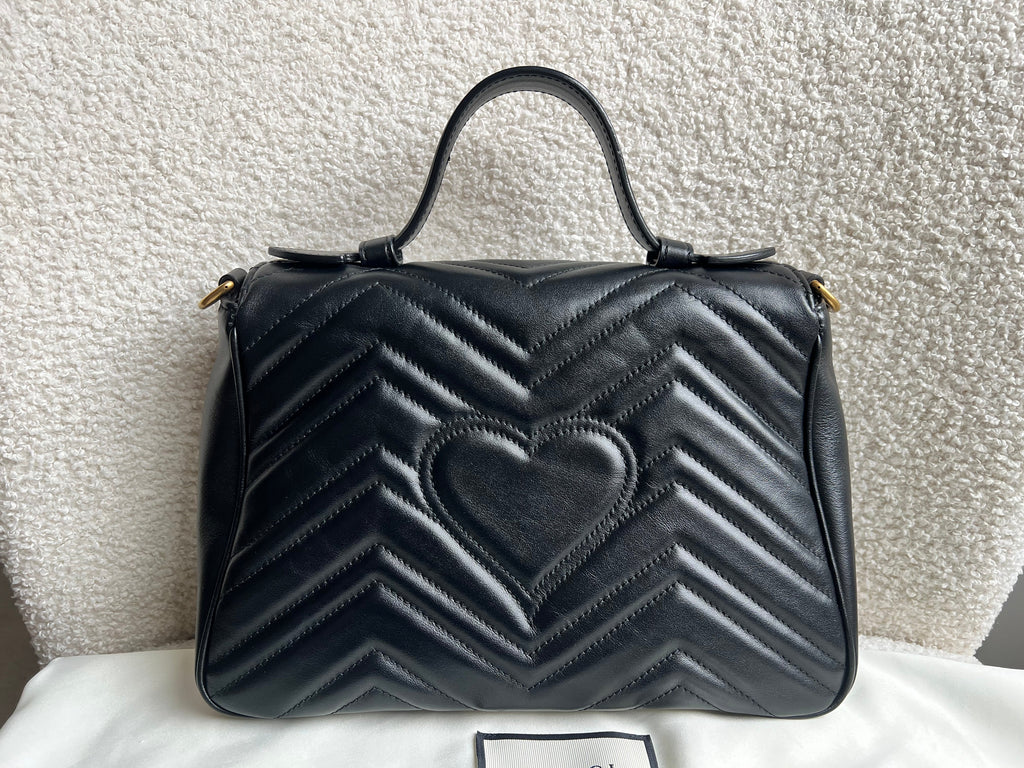 Gucci GG Black Small Top Handle Bag (RRP £2050)