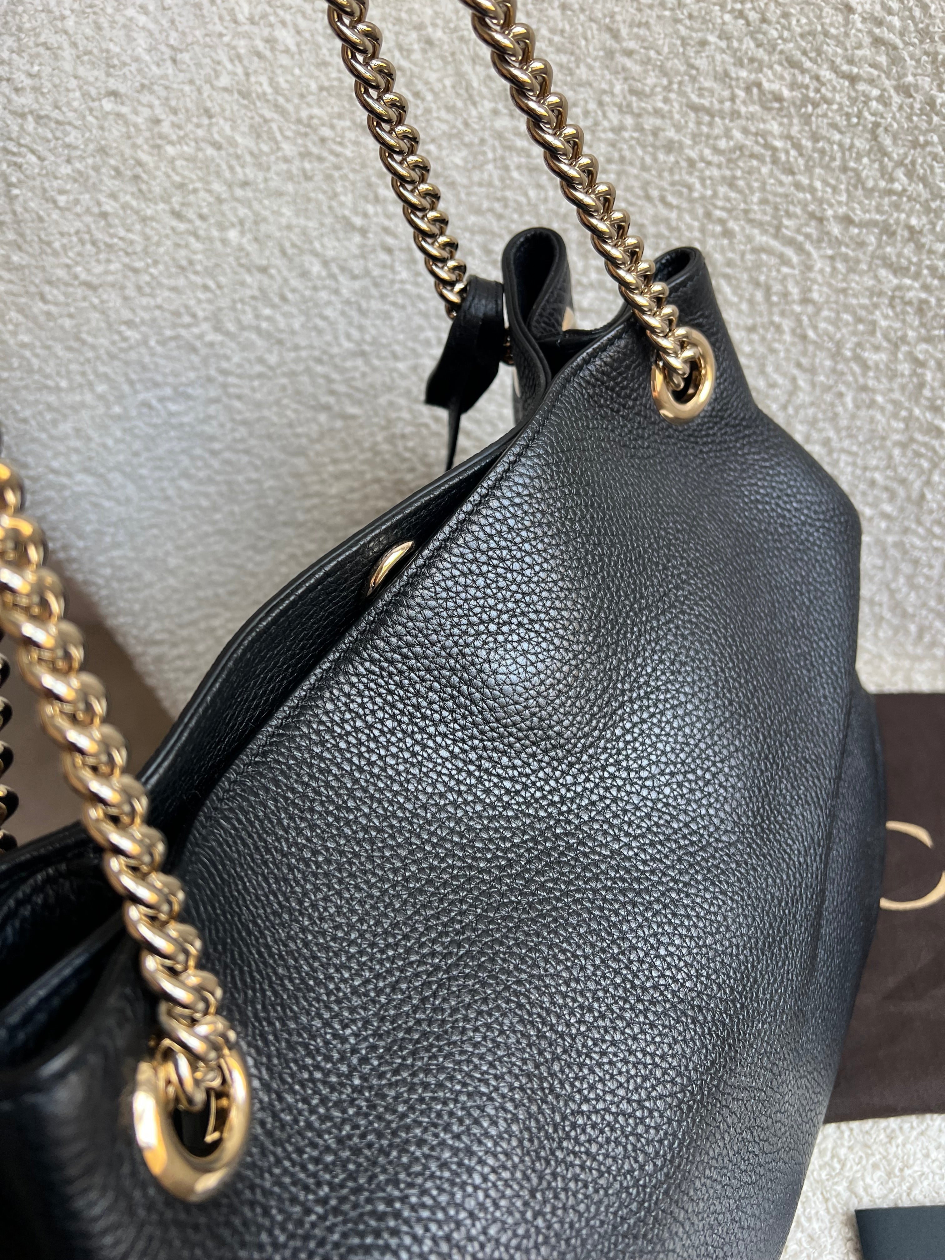 Gucci Black Soho Chain Tote (RRP £1350)