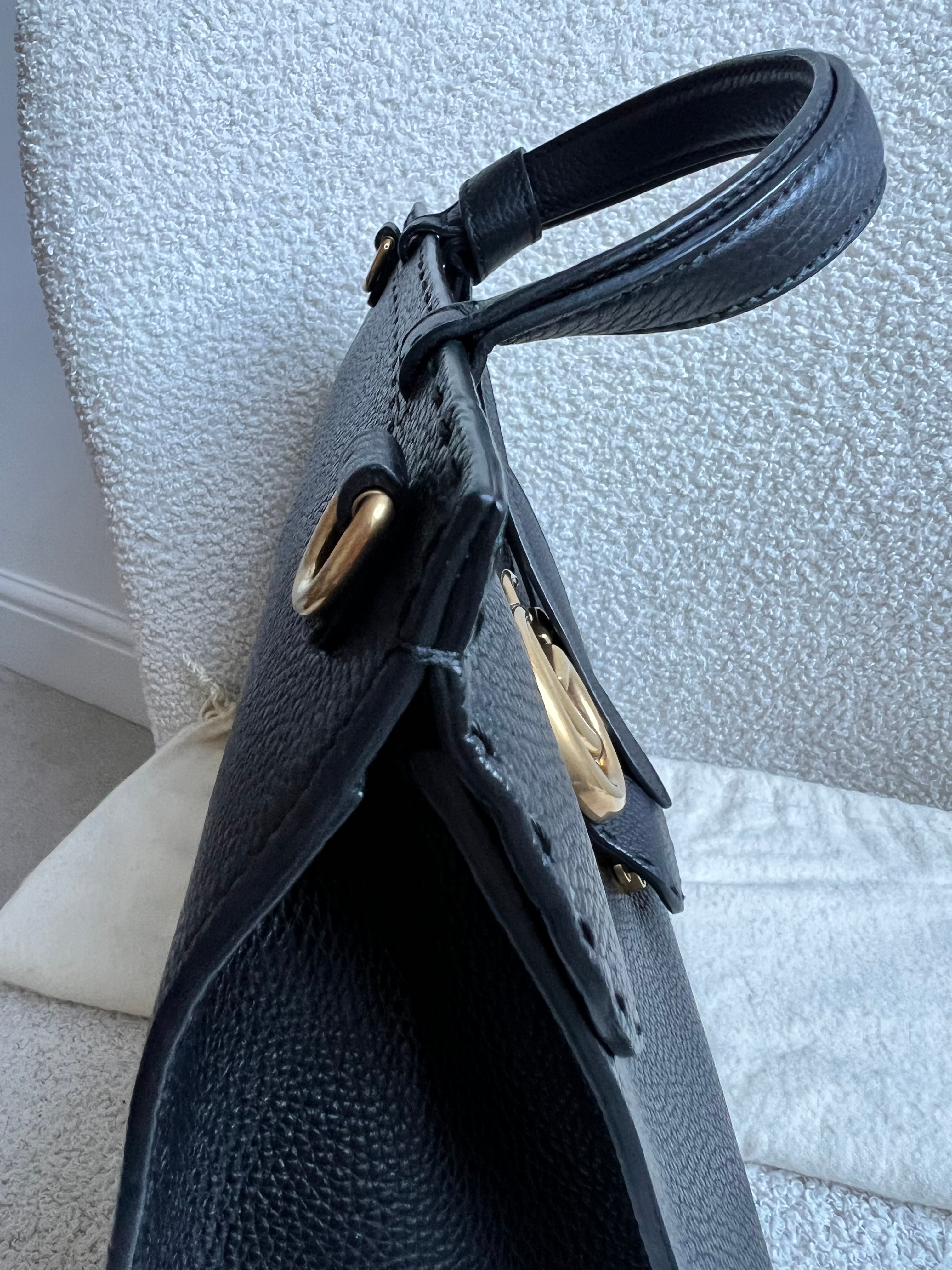Gucci GG Black Medium Marmont Top Handle Bag