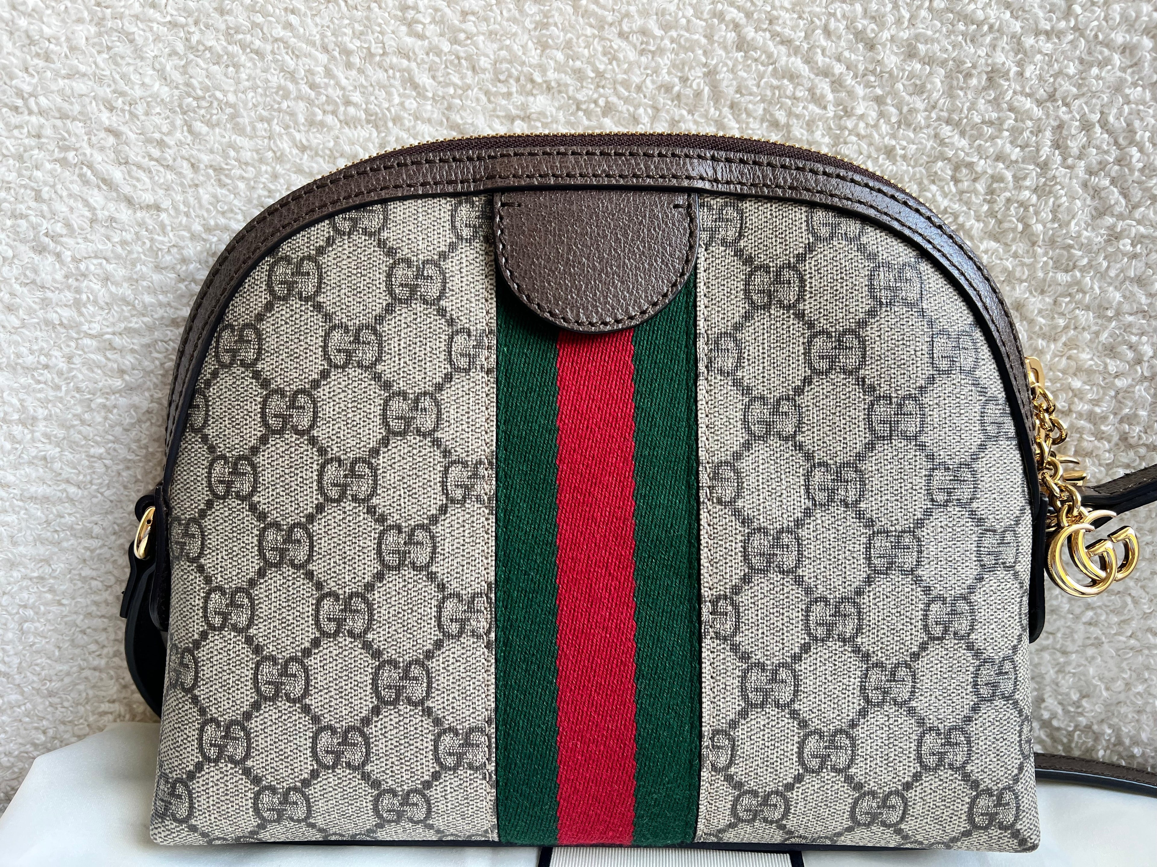 Gucci Ophidia GG Supreme Rounded Top Shoulder Bag (RRP £1,380)