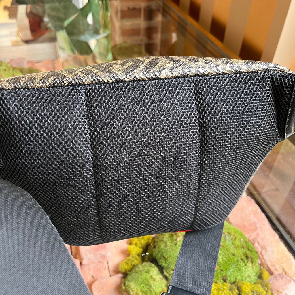 FENDI Zucca Coated Canvas Belt Bag