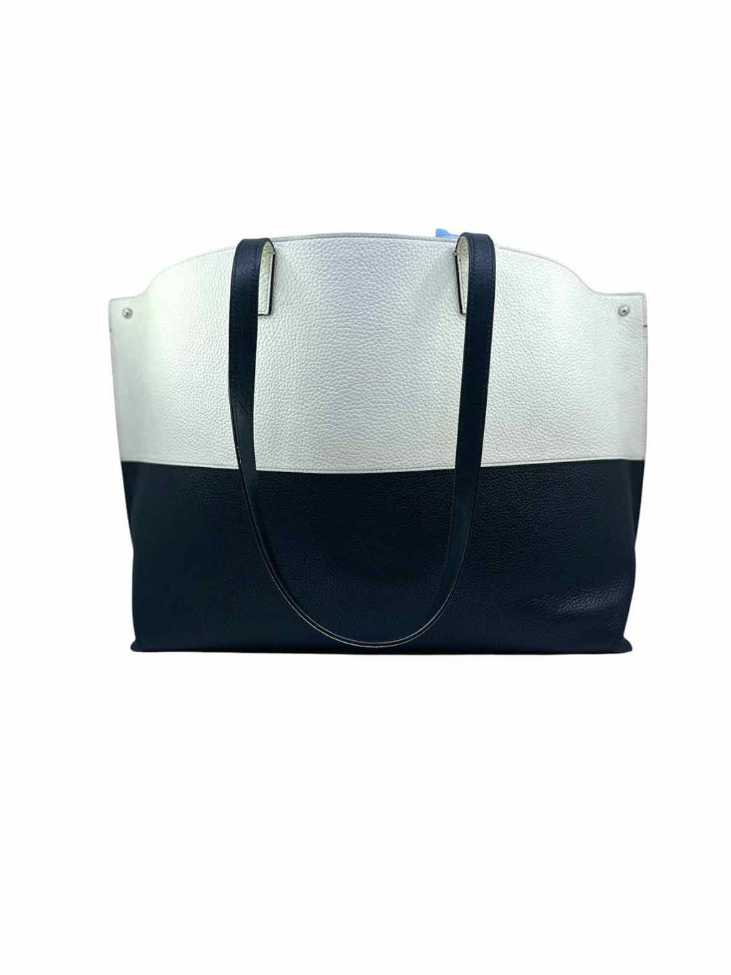 AKRIS Black & White Leather Handbag