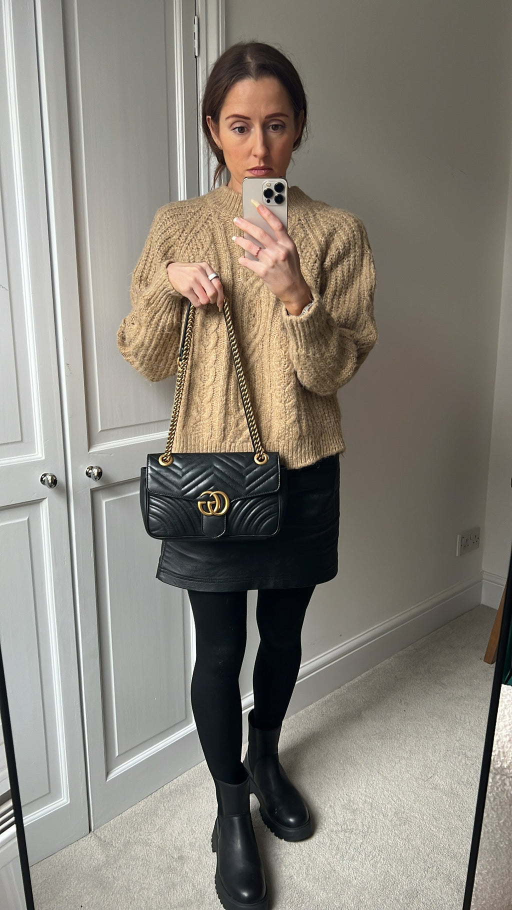 Gucci GG Black Marmont Small Shoulder Bag (RRP £2070)