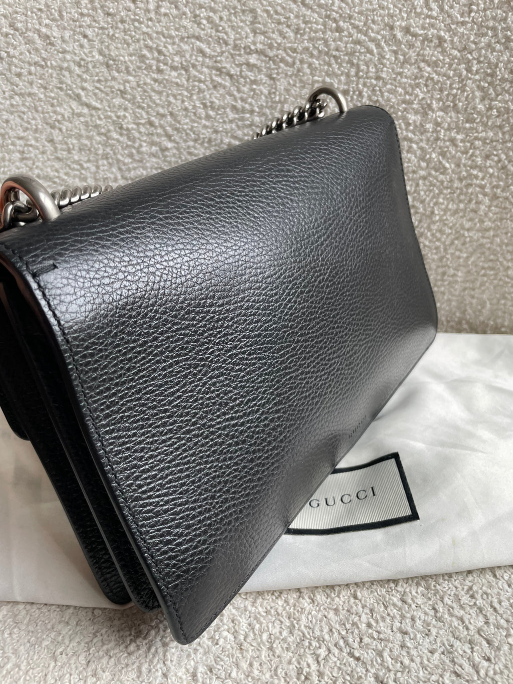 Gucci Dionysus GG Black Small Shoulder Bag (RRP £2,670)
