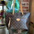 LOUIS VUITTON Iena MM Brown Monogram Canvas Tote