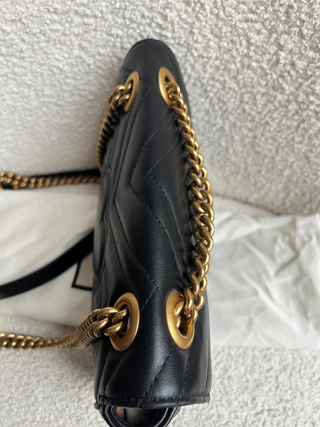 Gucci GG Black Marmont Mini Shoulder Bag (RRP £1,890)