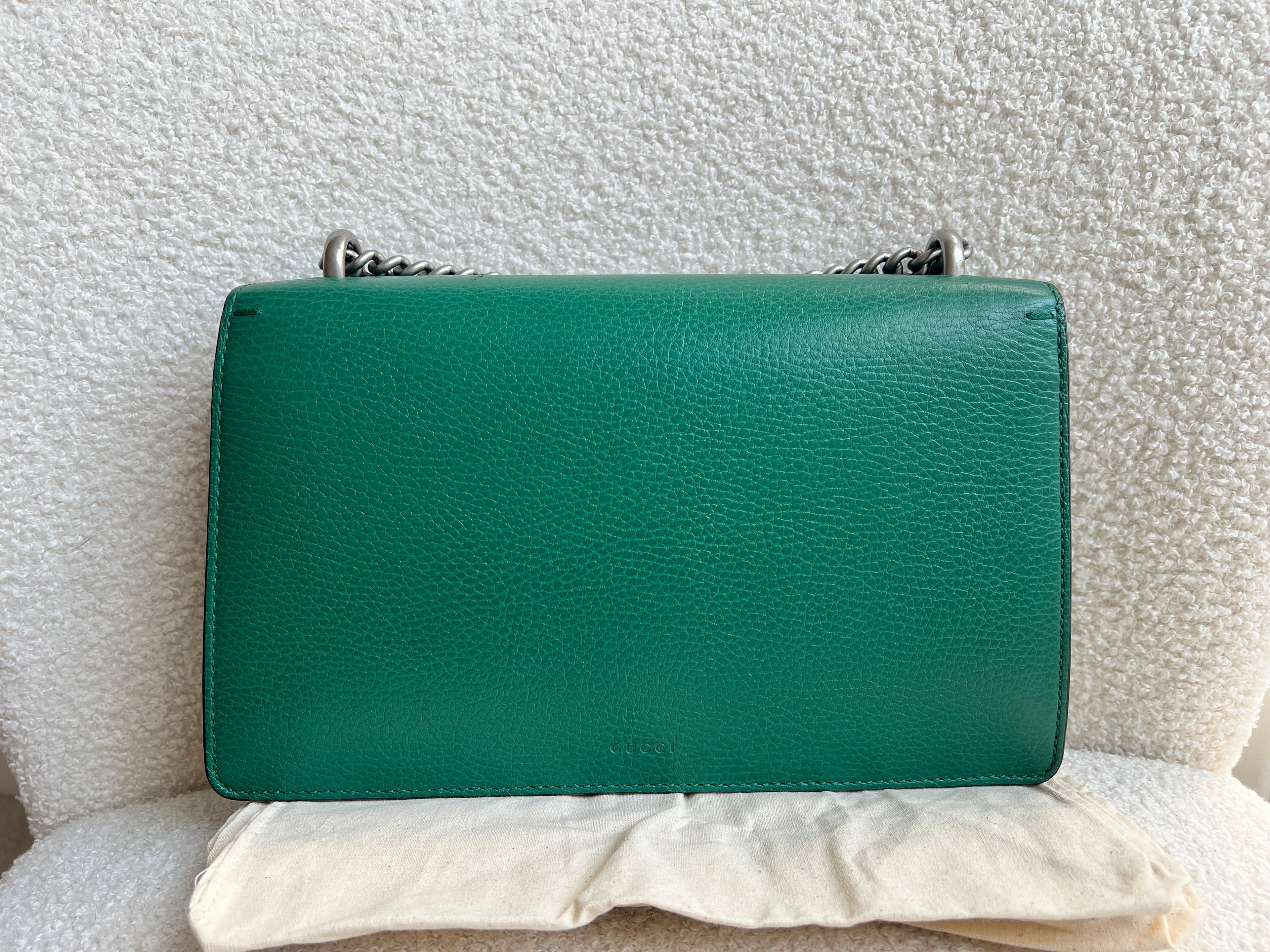 Gucci Dionysus GG Green Small Shoulder Bag (RRP £2,670)