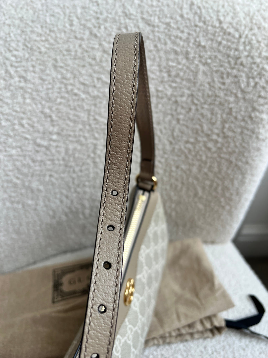 Gucci Ophidia GG Beige Supreme Shoulder Bag (RRP £930)