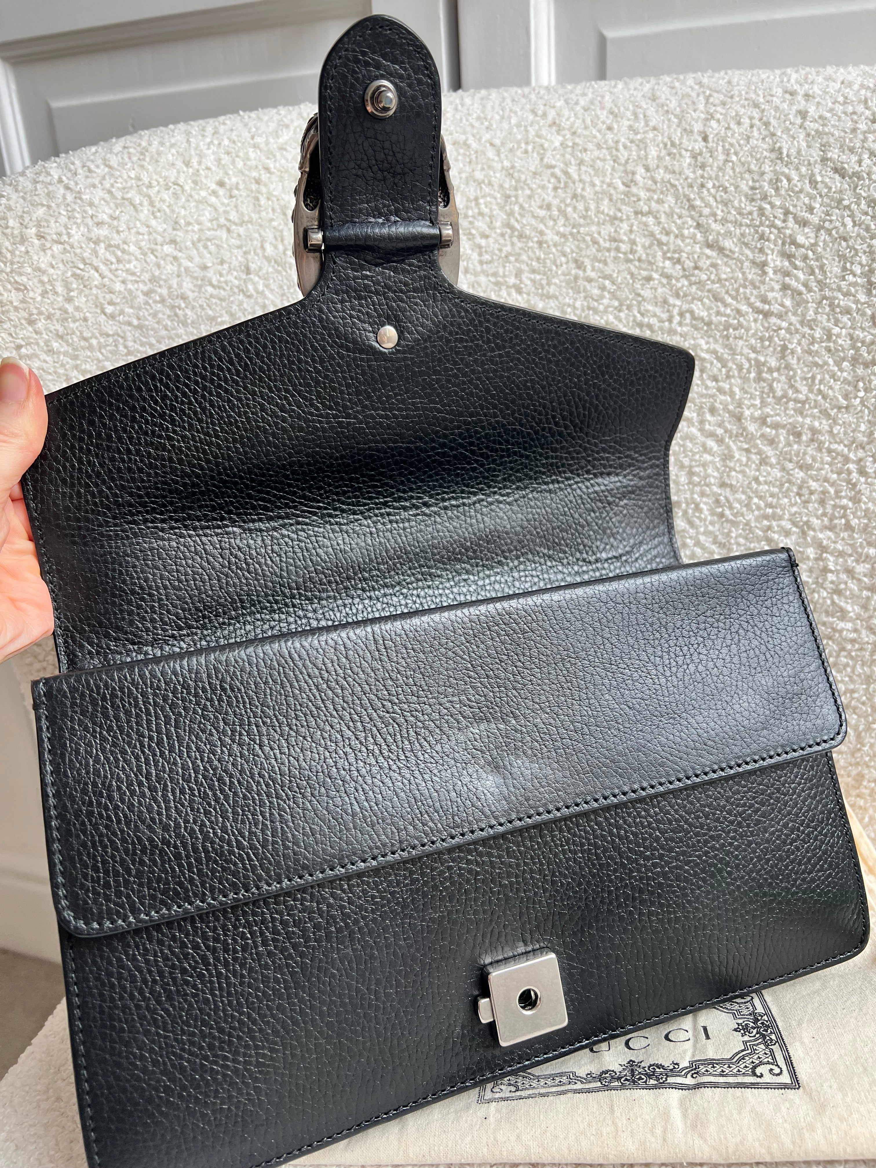 Gucci Dionysus GG Black Small Shoulder Bag (RRP £2,670)