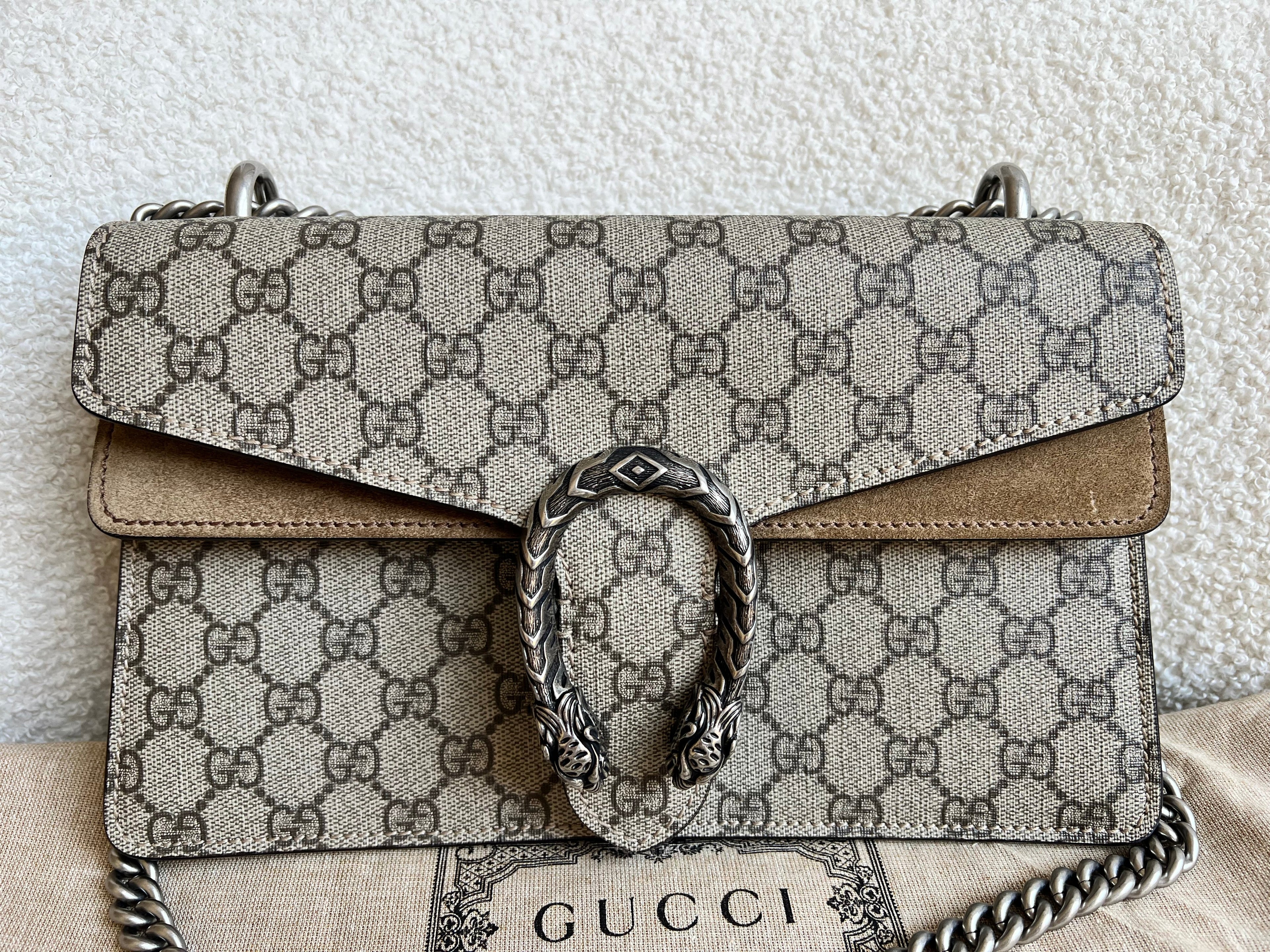 Gucci Dionysus GG Supreme Small Shoulder Bag (RRP £2,280)