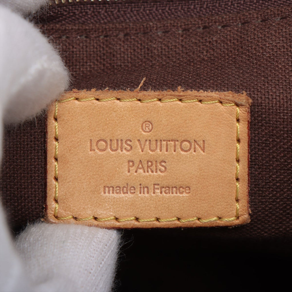 Louis Vuitton Menilmontant Handbag Monogram Canvas Brown Canvas Crossbody Bag Bag (Pre-Owned)