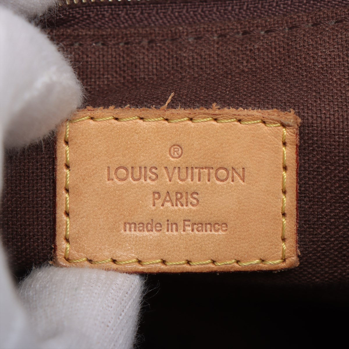 Louis Vuitton Menilmontant Handbag Monogram Canvas Brown Canvas Crossbody Bag Bag (Pre-Owned)