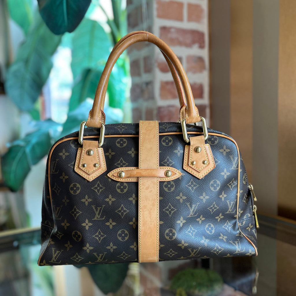 LOUIS VUITTON Manhattan GM Monogram Canvas Satchel Bag