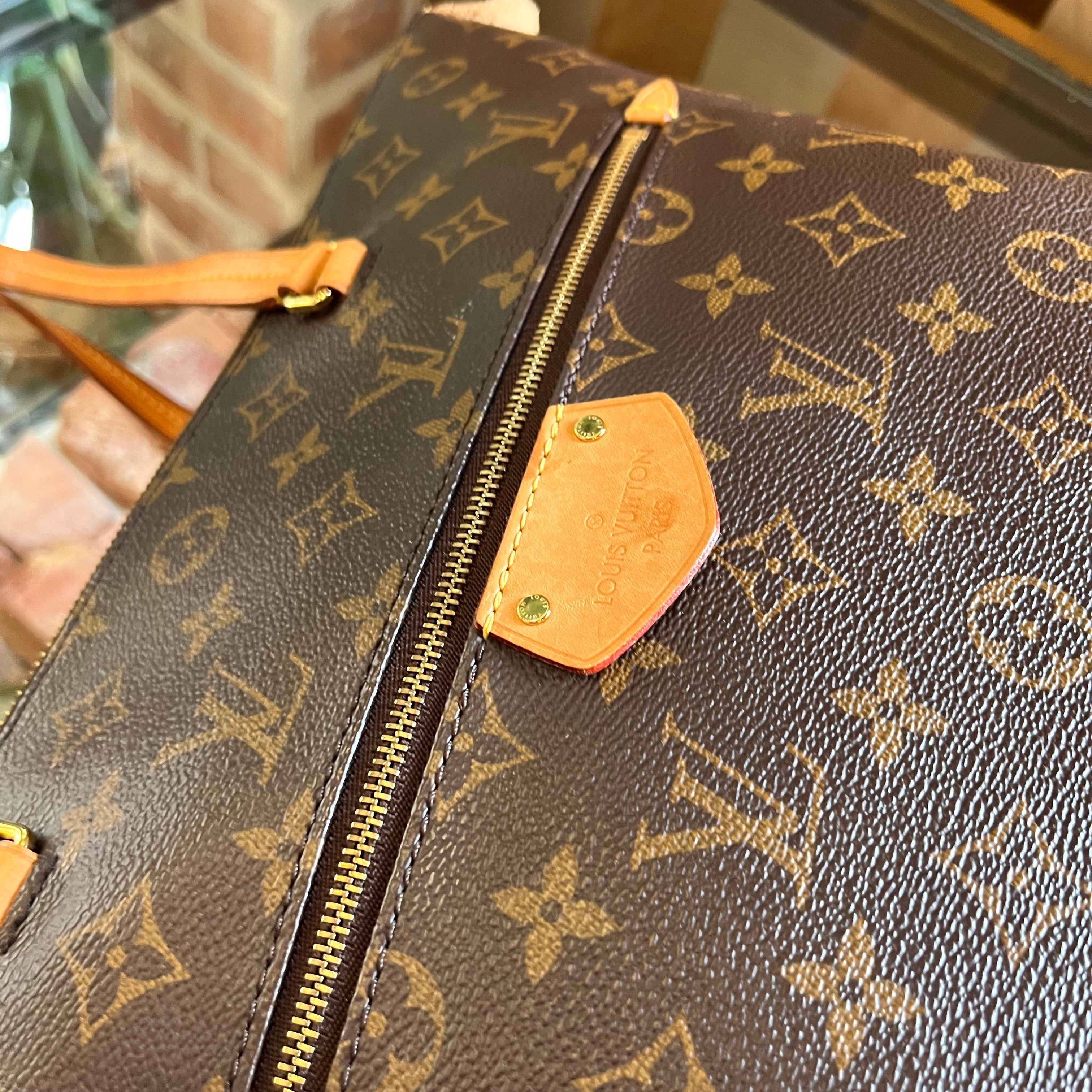 LOUIS VUITTON Iena MM Brown Monogram Canvas Tote