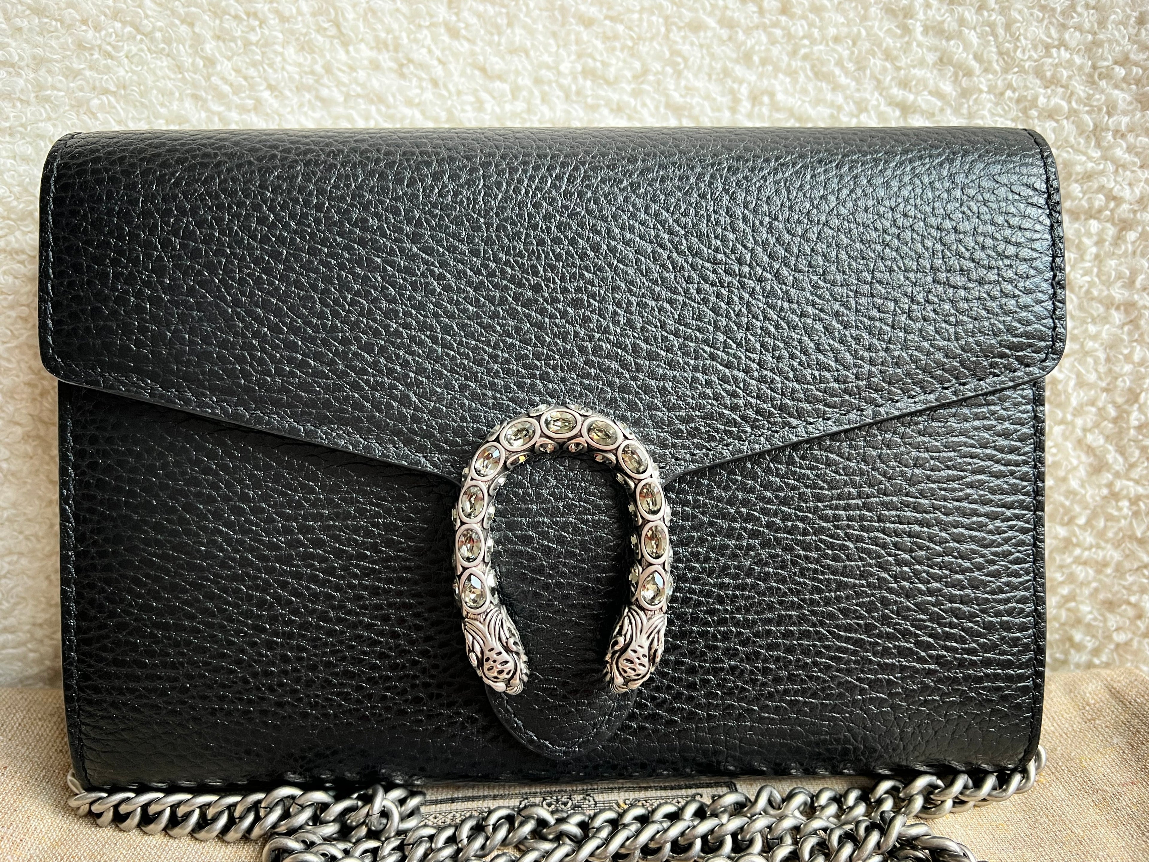 Gucci Dionysus Black Mini Chain Bag (RRP £1420)