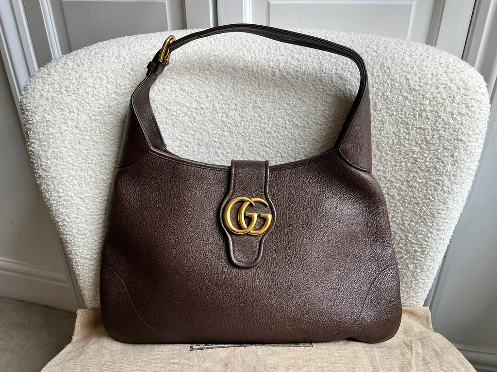 Gucci Brown Large Aphrodite Shoulder Bag (RRP £1760)