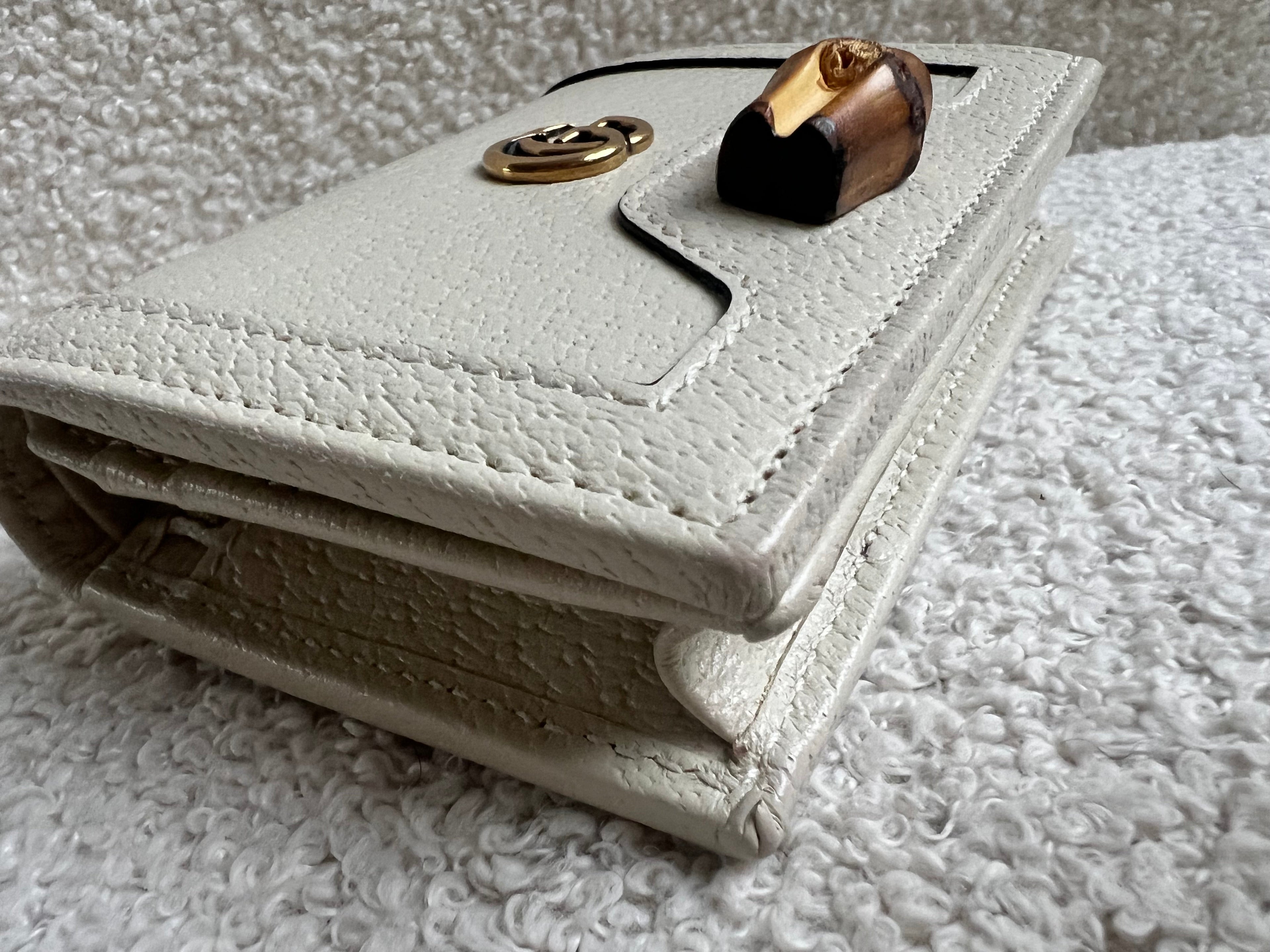 Gucci Diana Bamboo Card Case Wallet