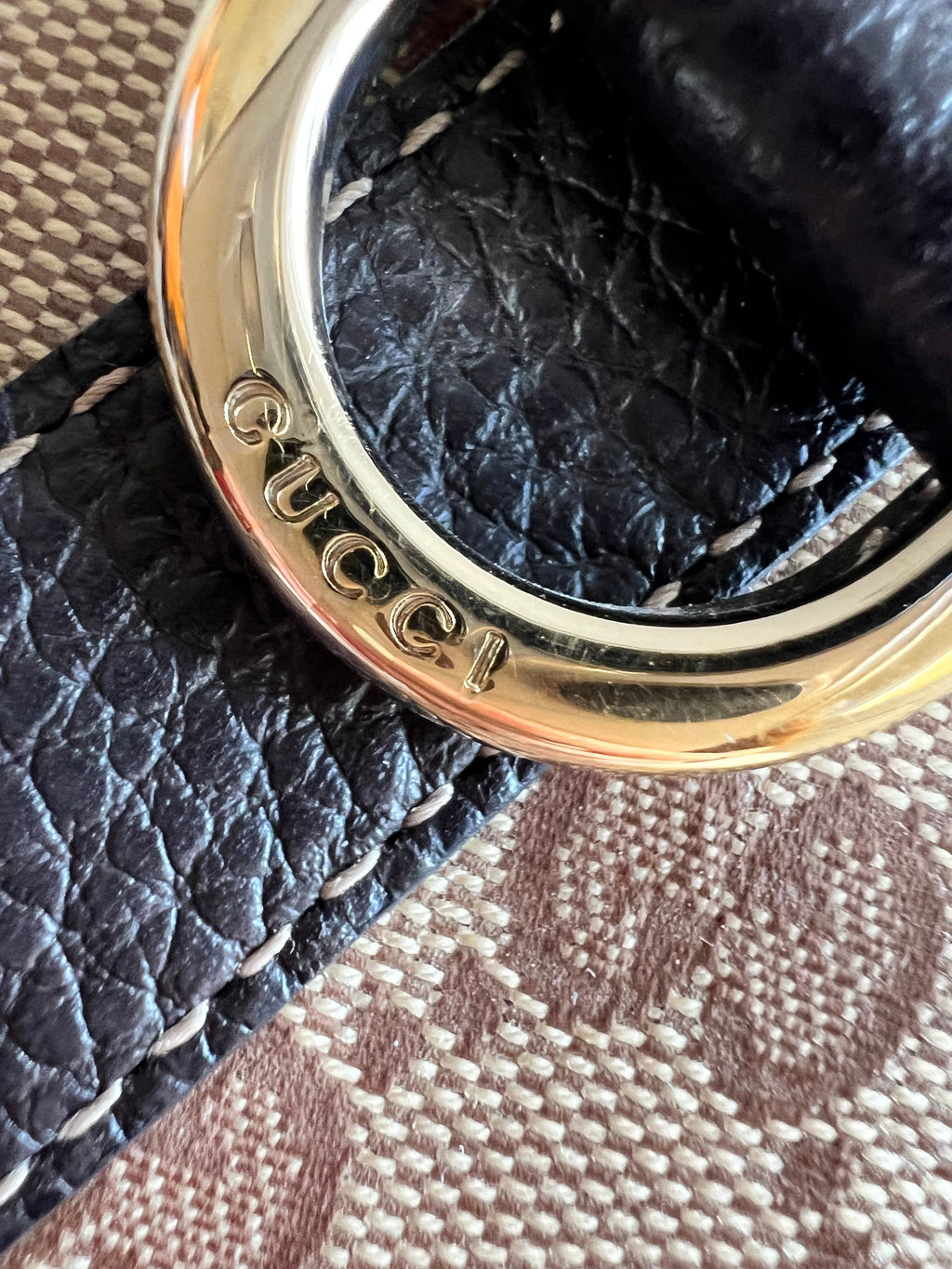 Gucci GG Coated Canvas Abbey Hobo