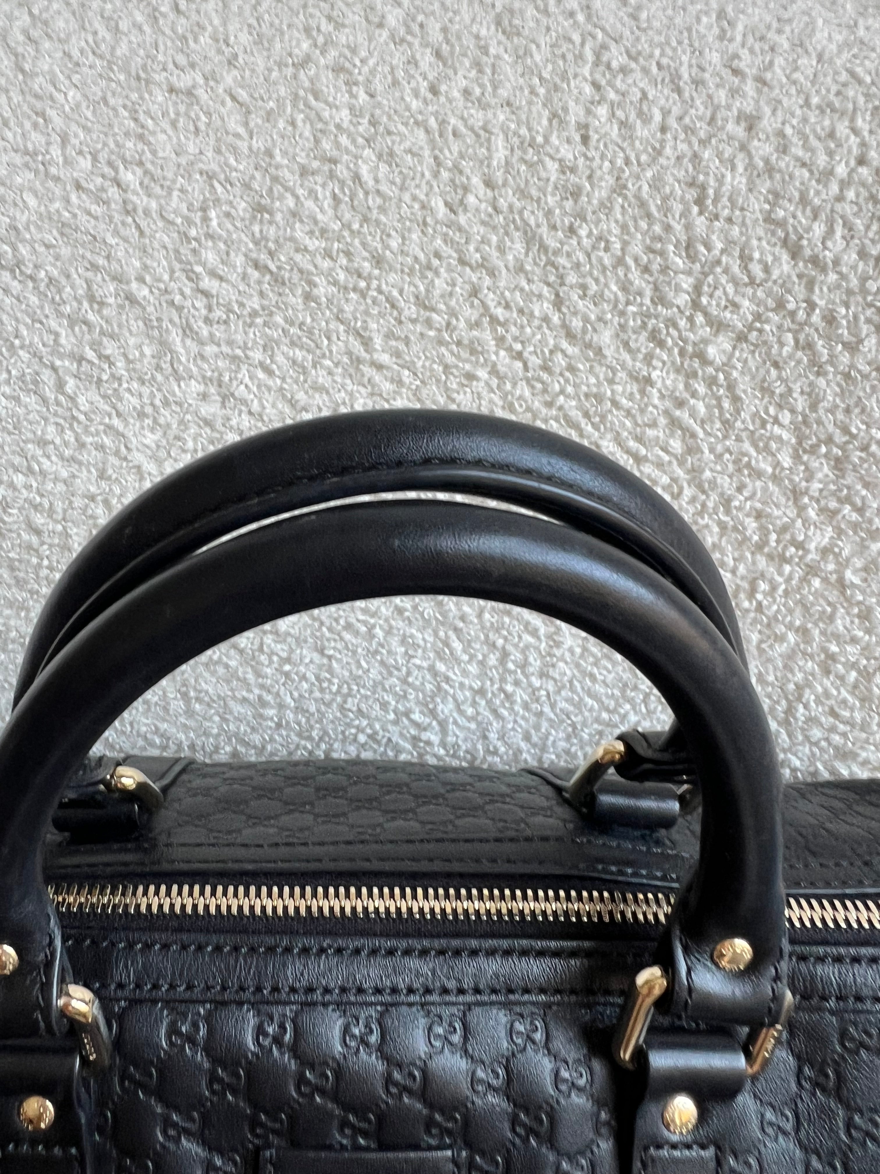 Gucci Black Guccissima Large Boston Joy (RRP £1250)