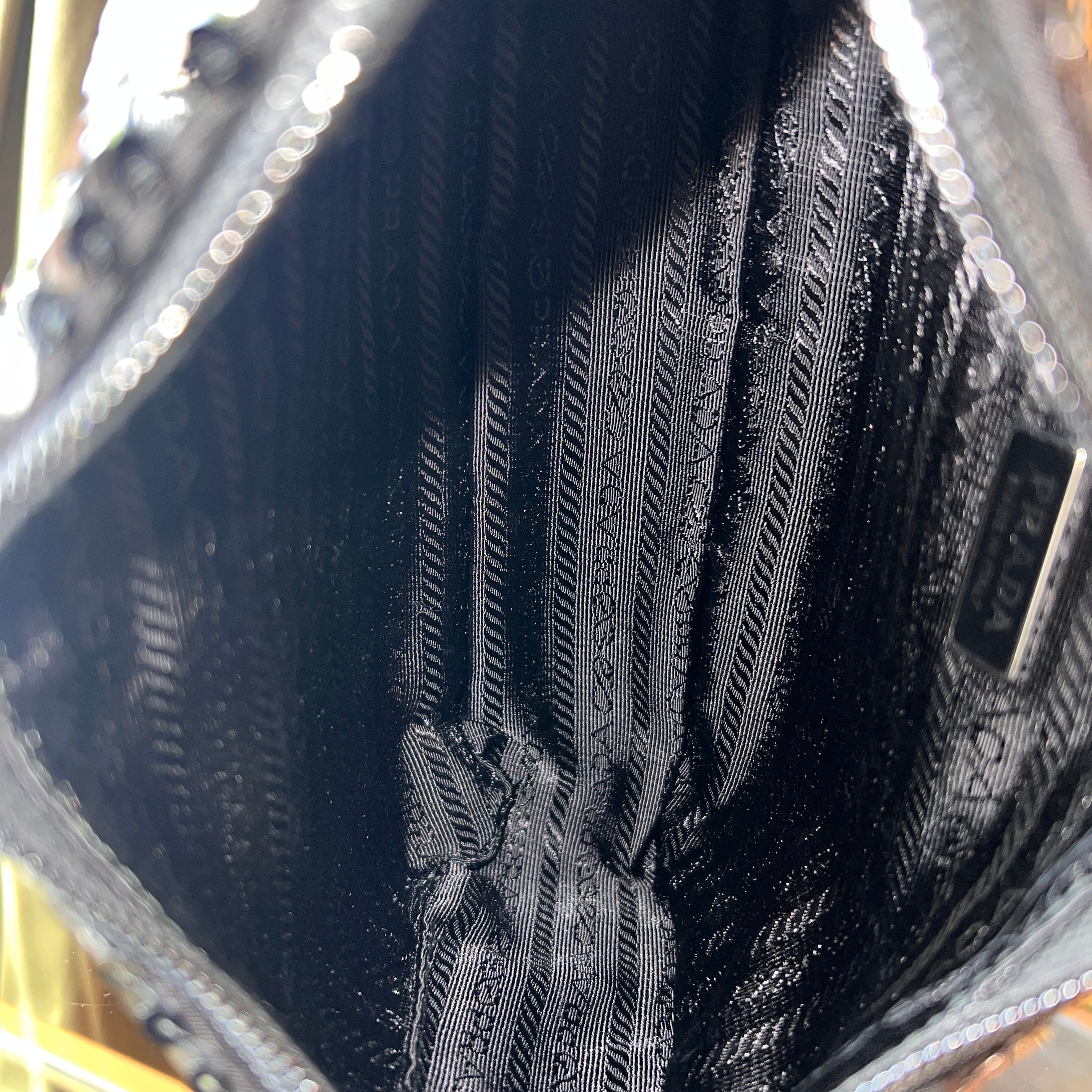 PRADA Re Edition Sequins Shoulder Bag Mini