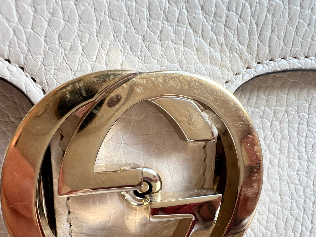 Gucci Interlocking GG Cream Mini Cross Body Bag