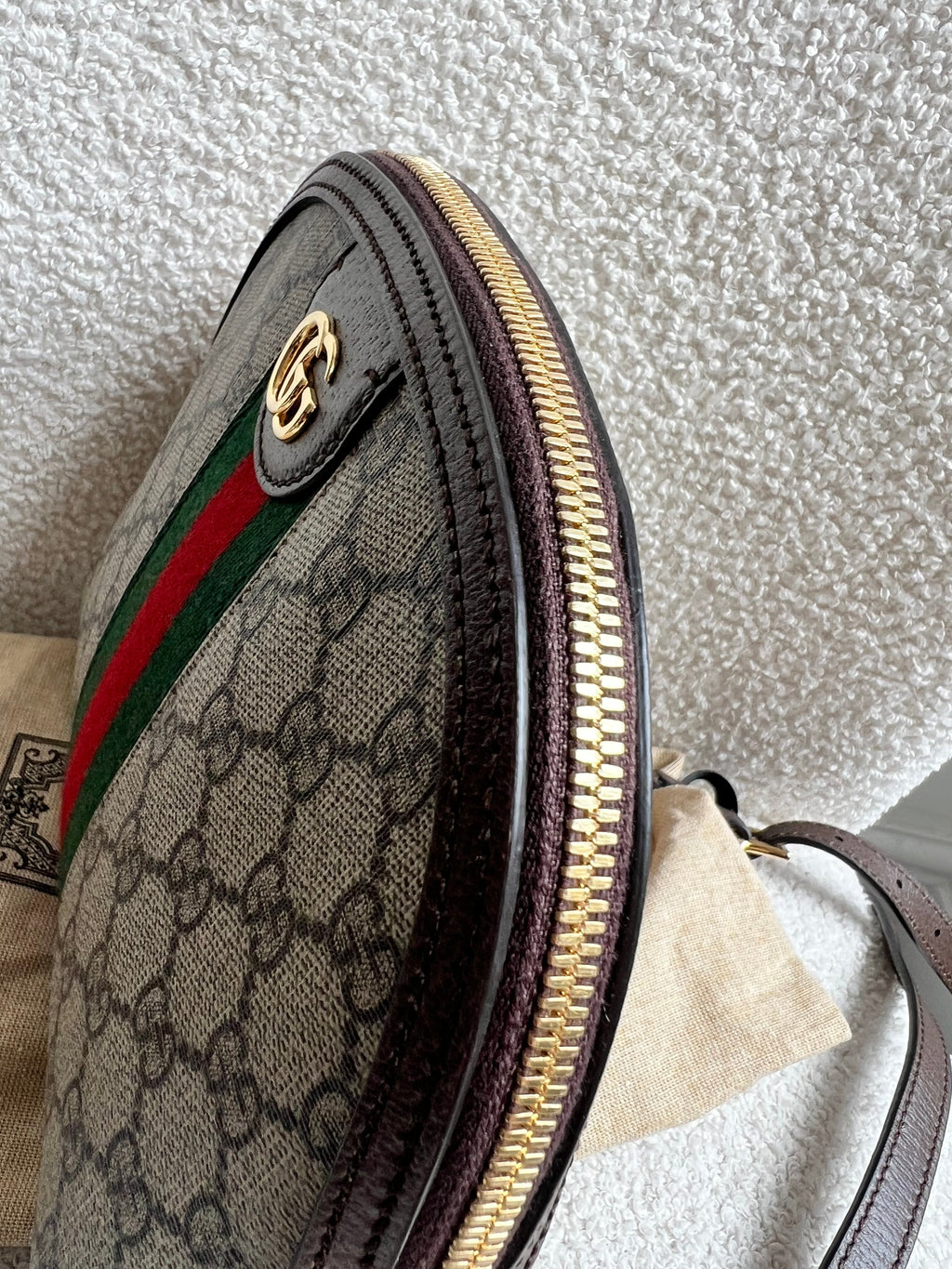 Gucci Ophidia GG Supreme Rounded Top Shoulder Bag (RRP £1,380)