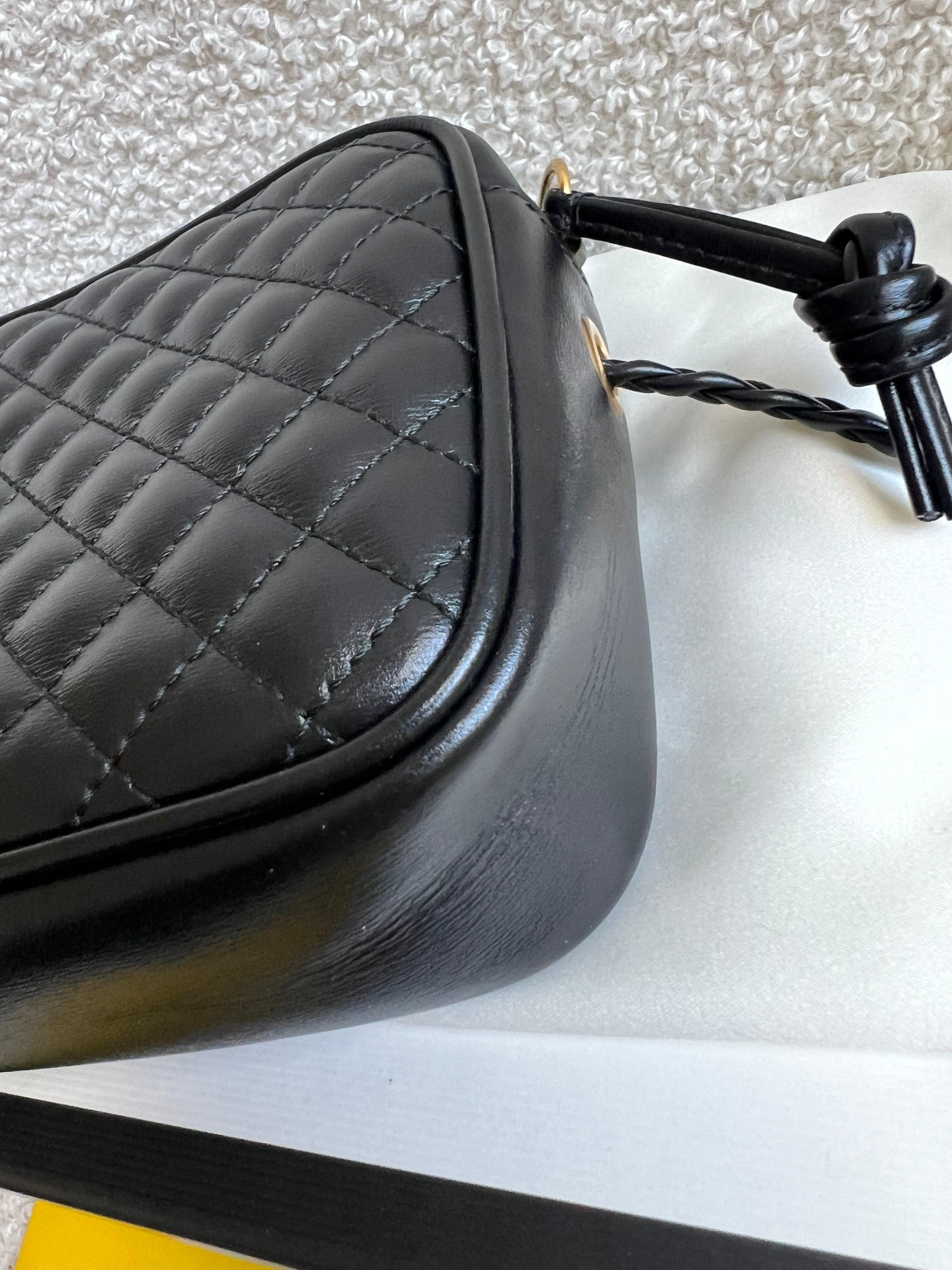 Gucci Mini Black Trapuntata Camera Bag