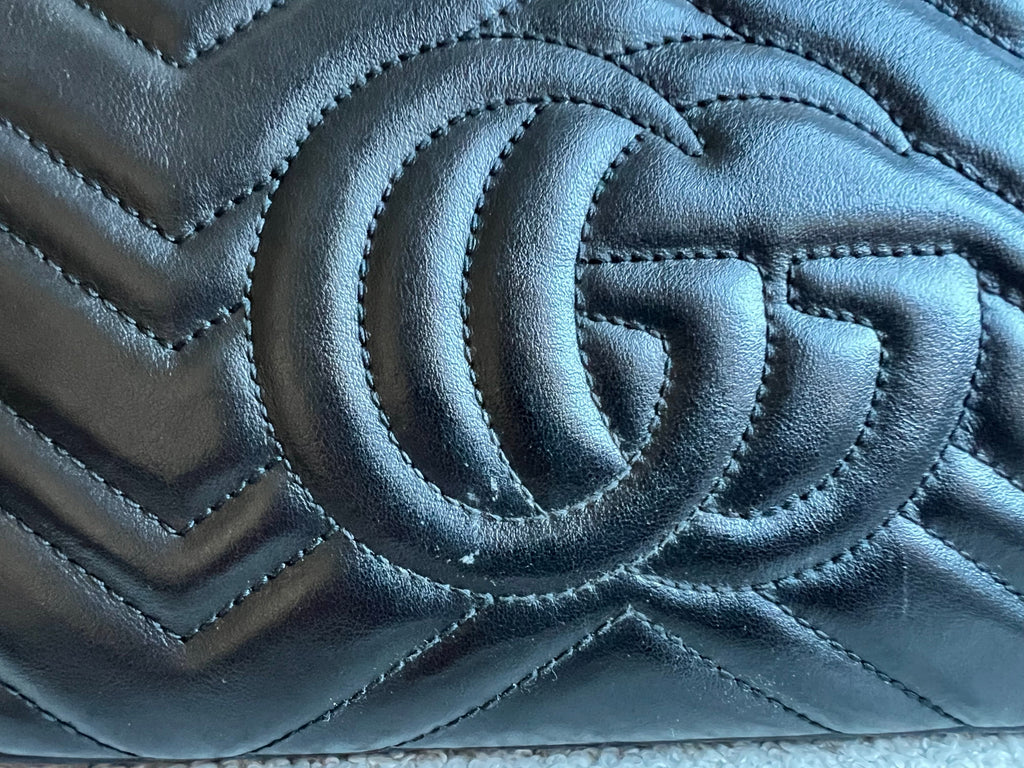 Gucci GG Black Marmont Small Shoulder Bag (RRP £1440)