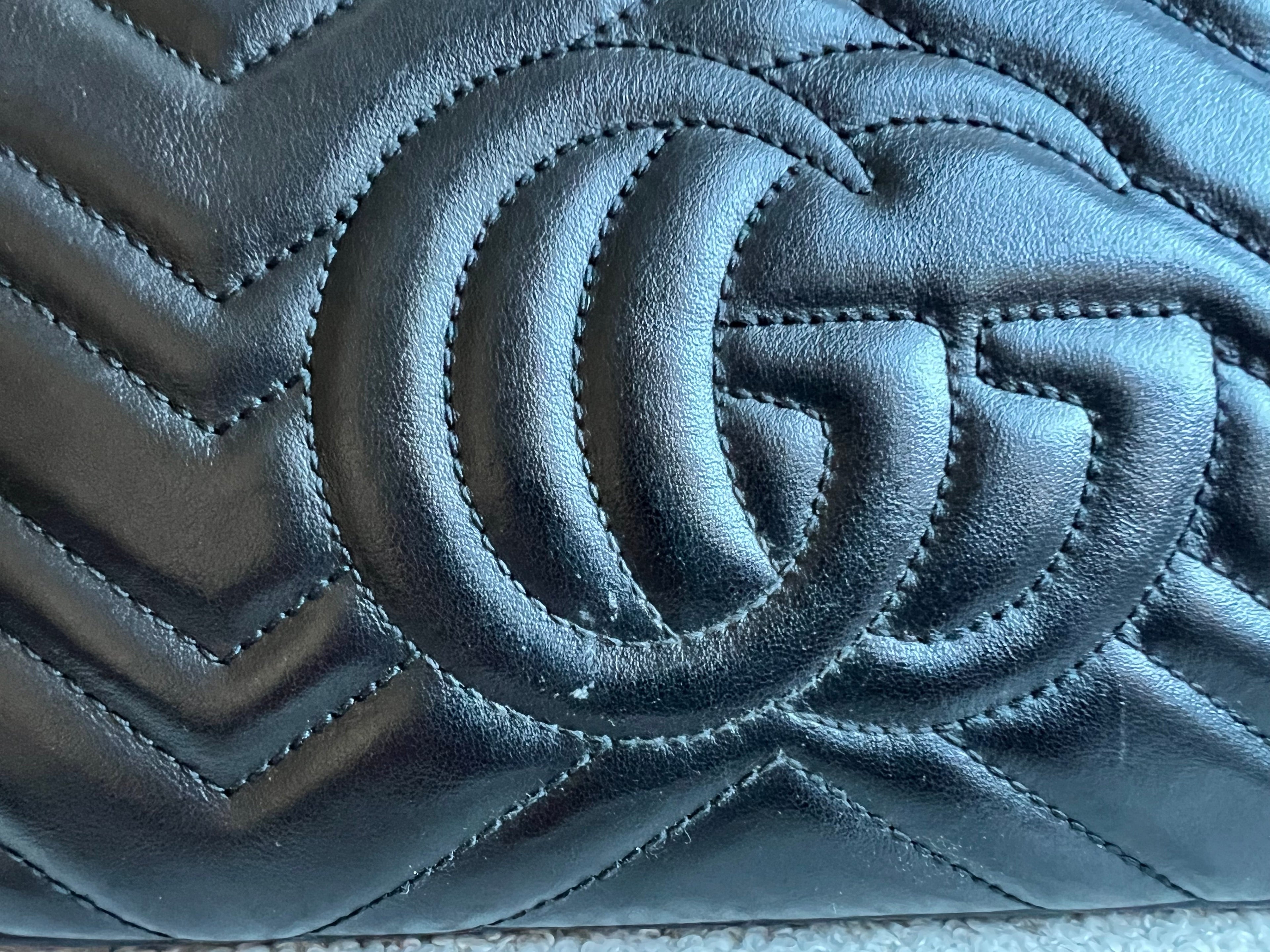 Gucci GG Black Marmont Small Shoulder Bag (RRP £1440)
