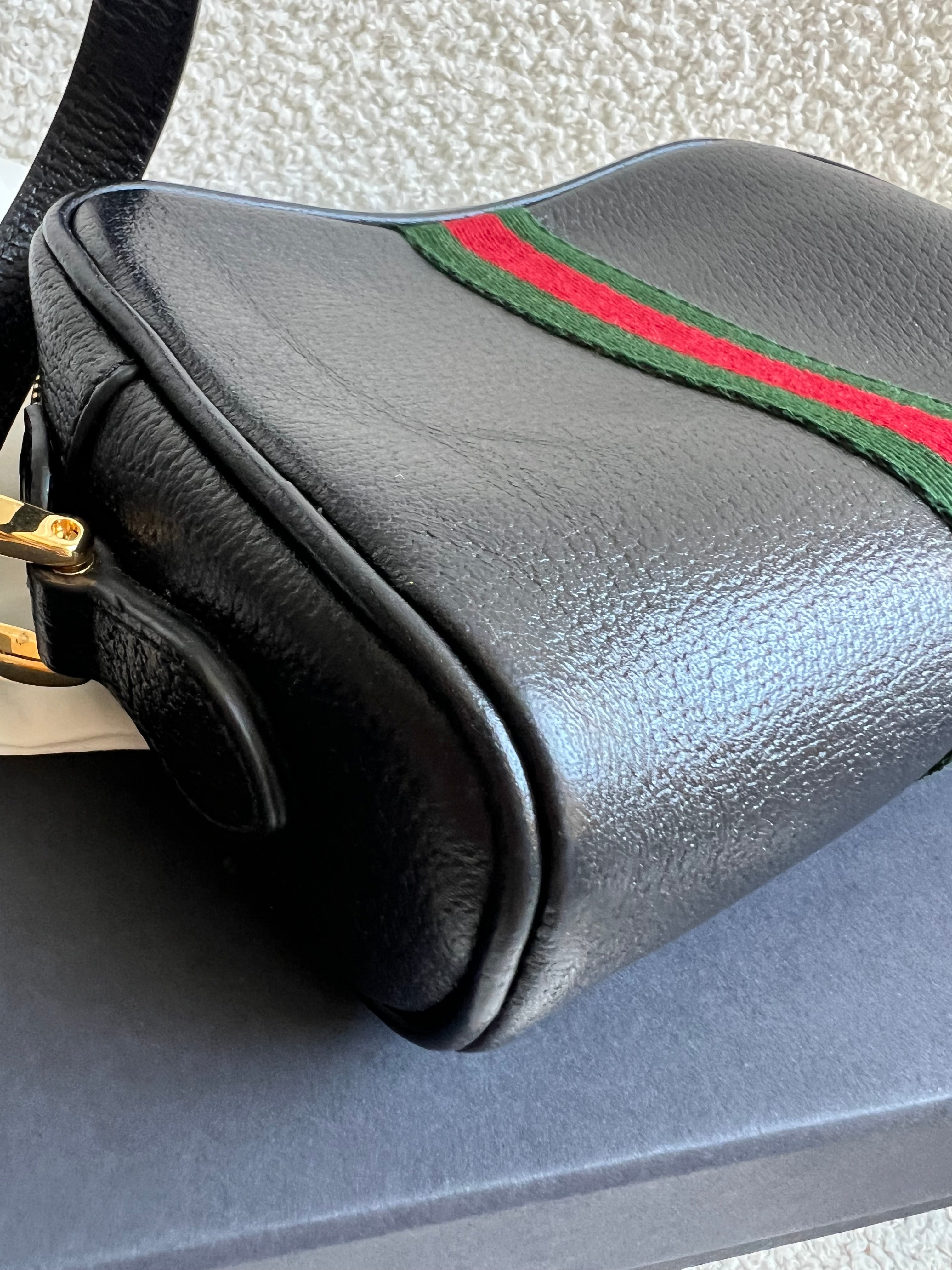 Gucci GG Black Ophidia Mini Shoulder Bag