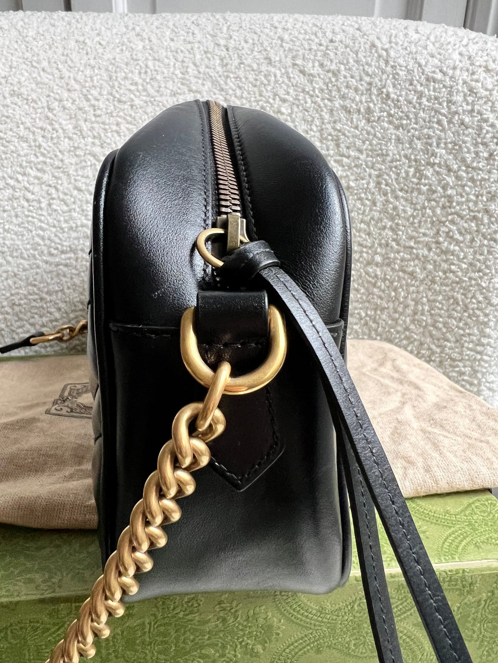 Gucci GG Black Marmont Small Shoulder Bag (RRP £1440)