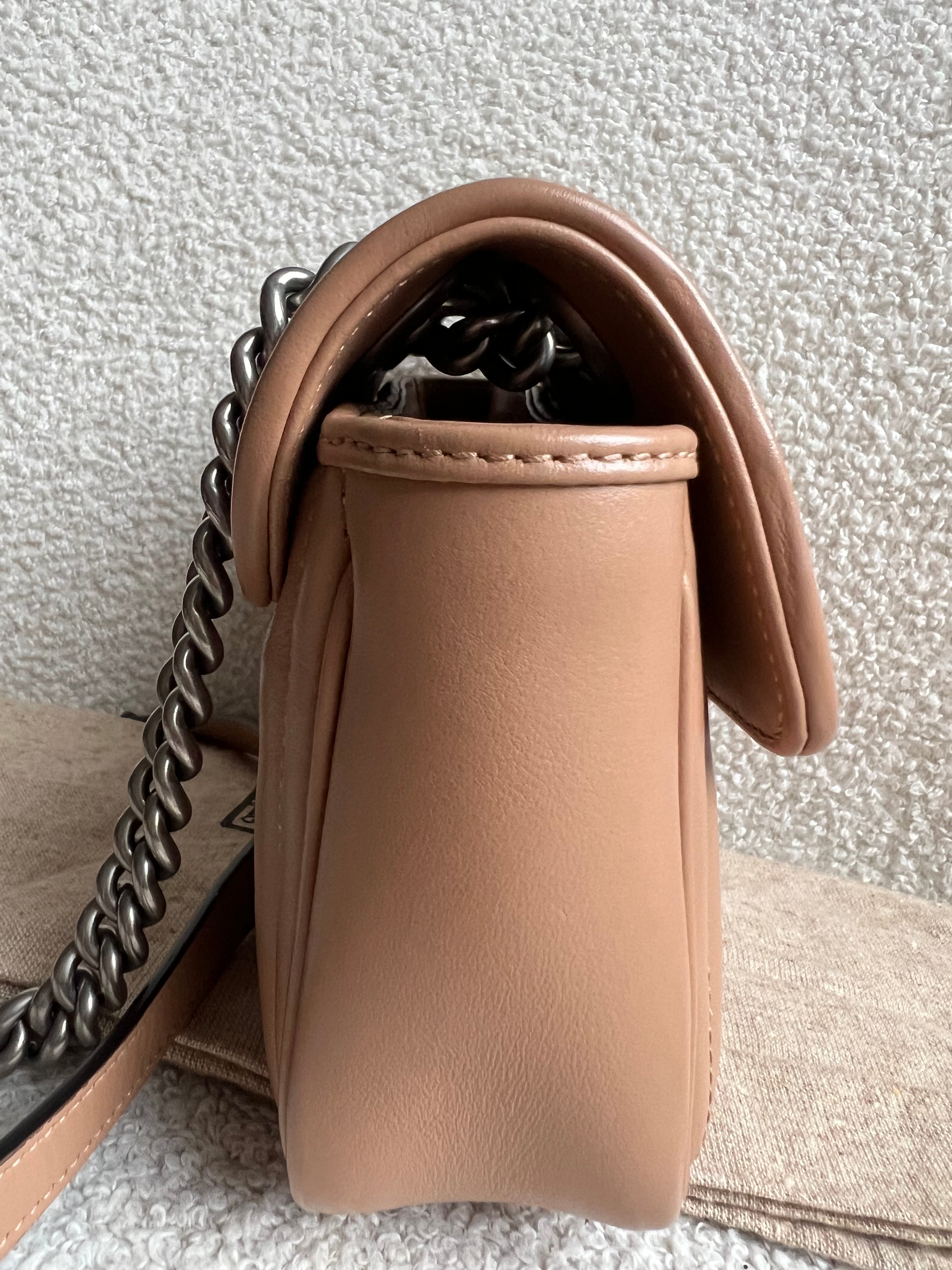 Gucci GG Beige Aria Marmont Mini Shoulder Bag (RRP £1800)